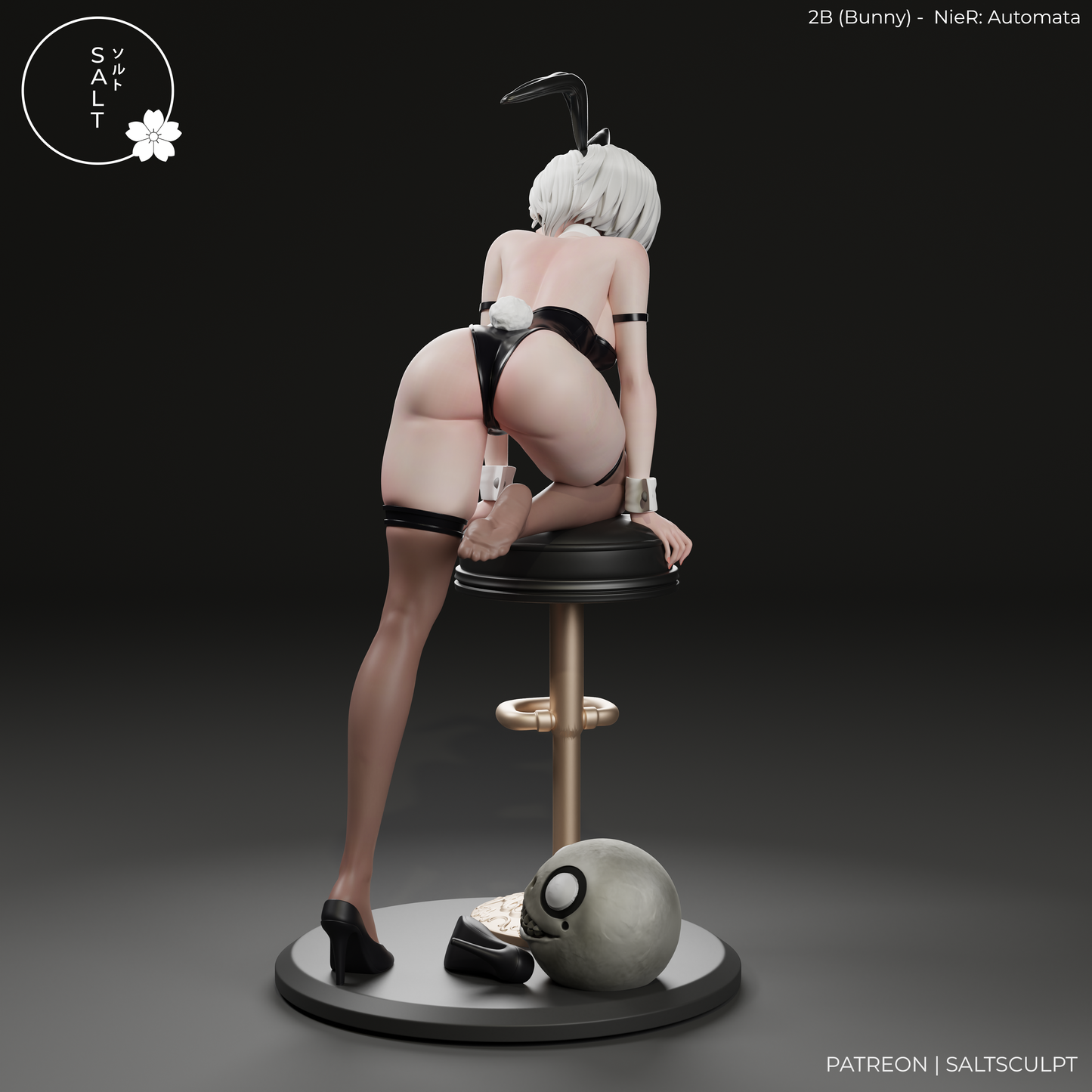 2B (Bunny suit) from Nier by SaltSculpts | High Quality Resin Print | Painted Commissions available!