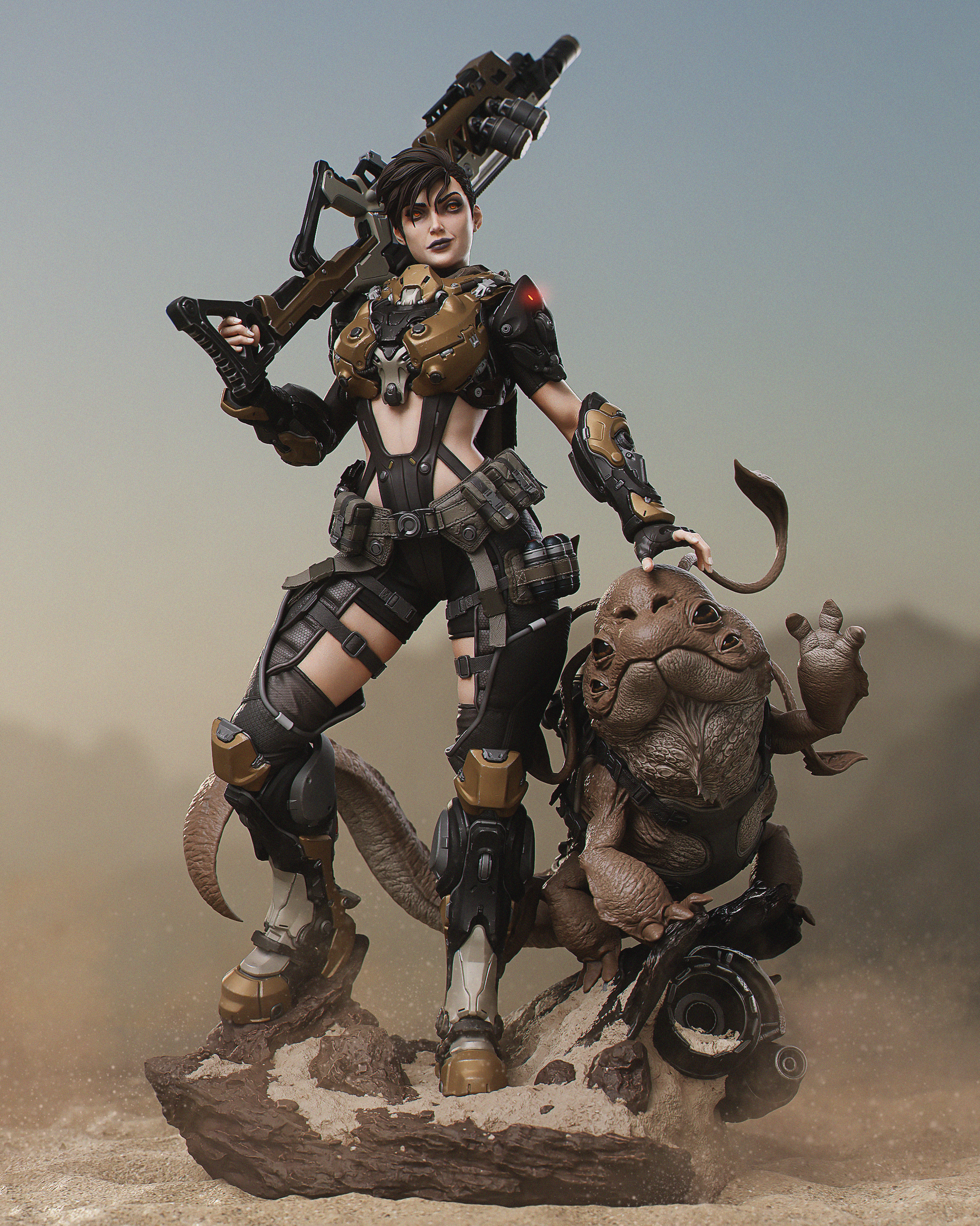 Kyla by CA3D | High Quality Resin Print | Painted Commissions available! - Sephiknot