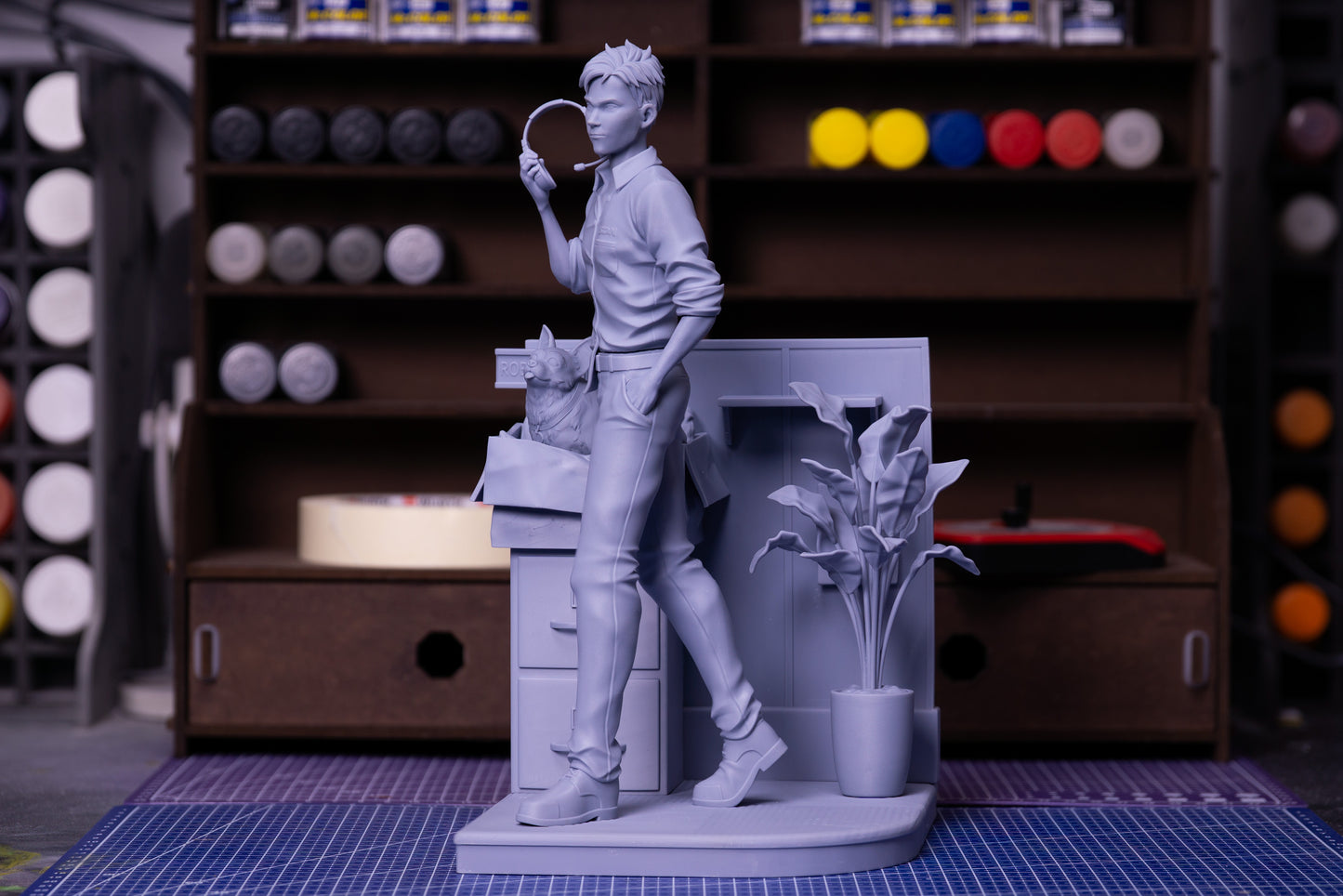Robert from Dispatch by Neko Figurines | High Quality Resin Print | Painted Commissions available! - Sephiknot