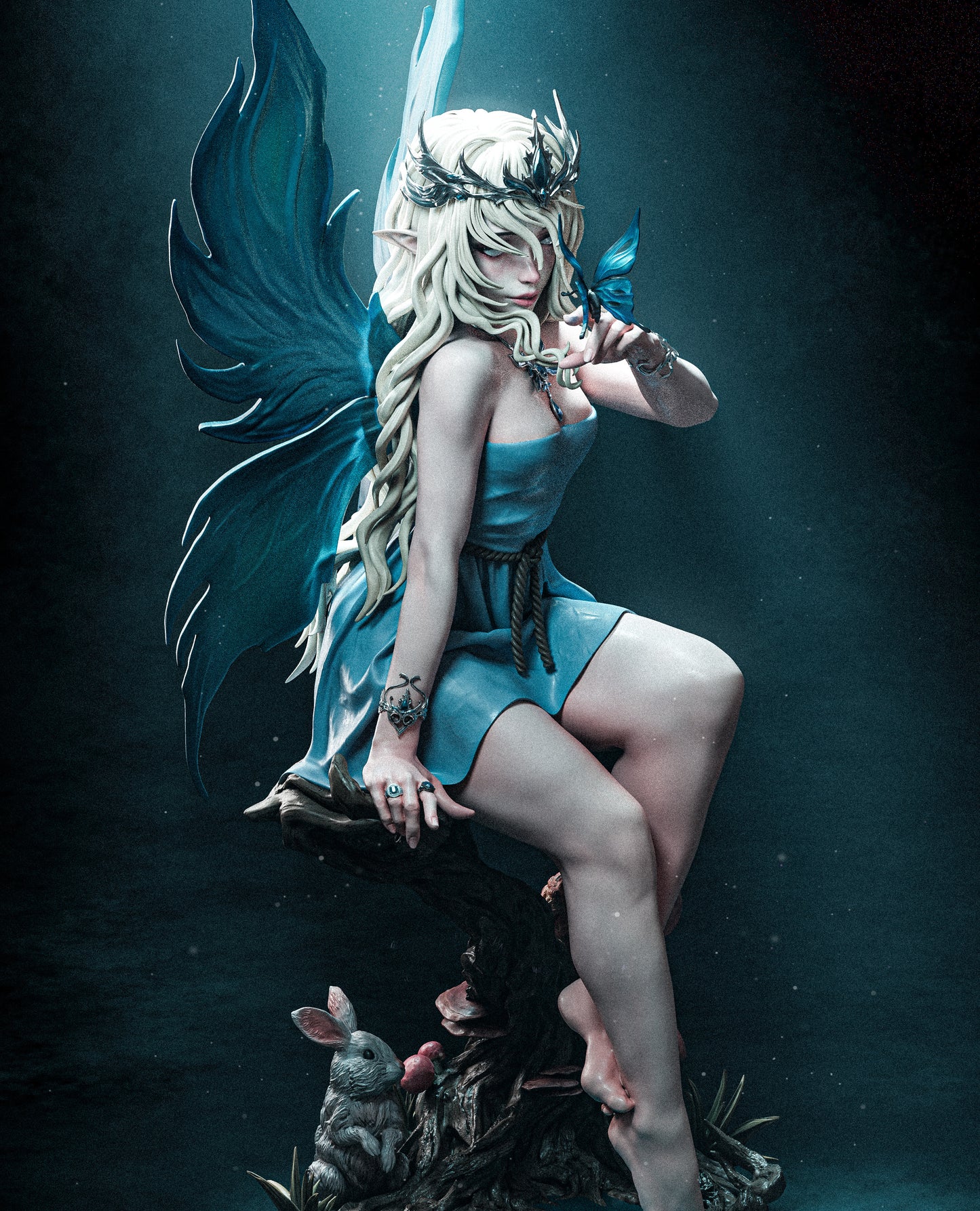 Fairy Queen by CA3D | High Quality Resin Print | Painted Commissions available! - Sephiknot