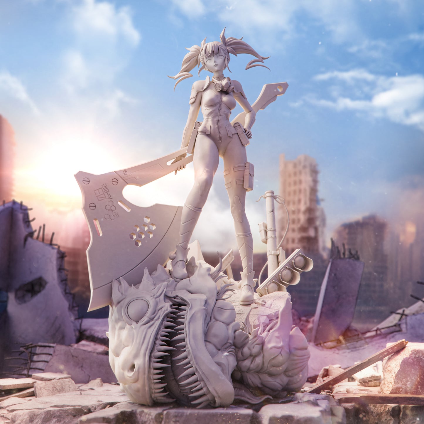 Kikoru Shinomiya from Kaiju No. 8 Fan-Model by CA3D