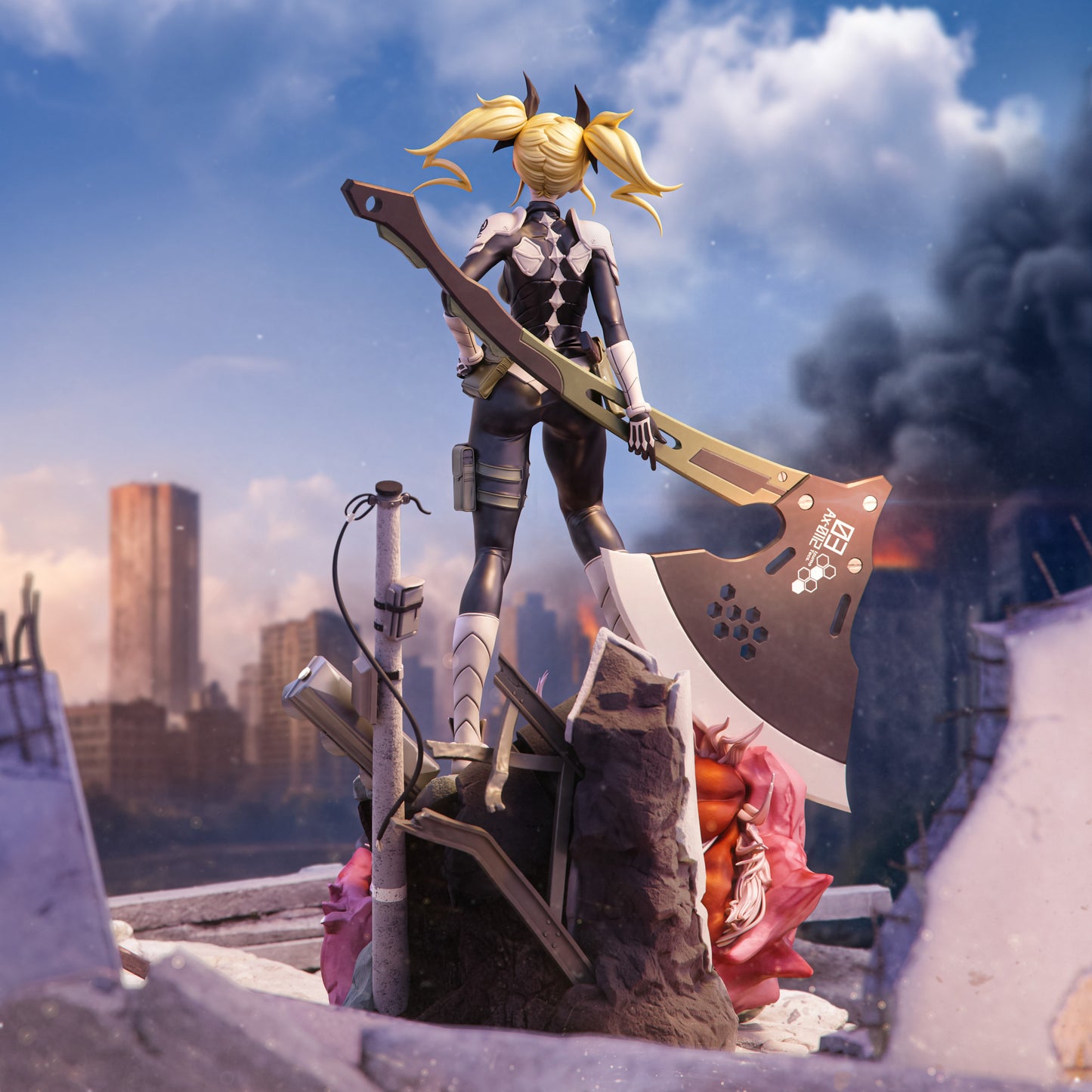 Kikoru Shinomiya from Kaiju No. 8 Fan-Model by CA3D