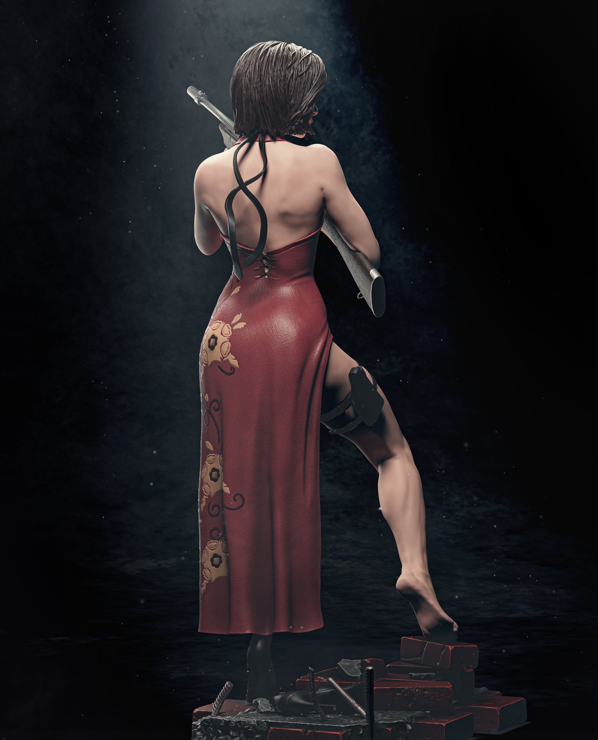 Ada Wong from Resident Evil Fan-Made Model by CA3D - Sephiknot