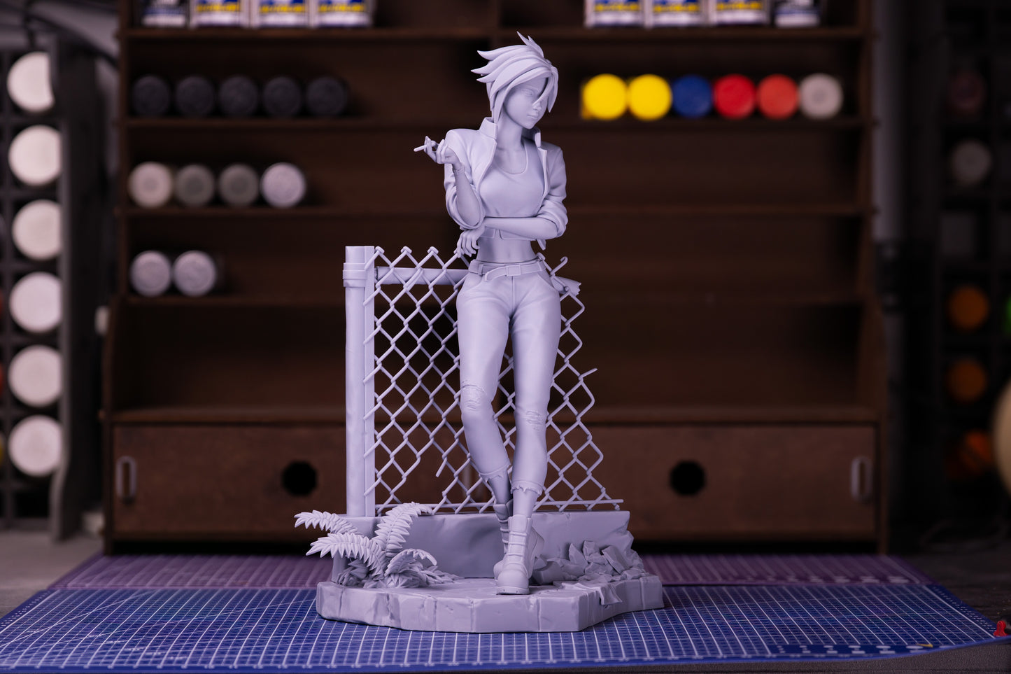 Invisigal from Dispatch by Neko Figurines | High Quality Resin Print | Painted Commissions available!