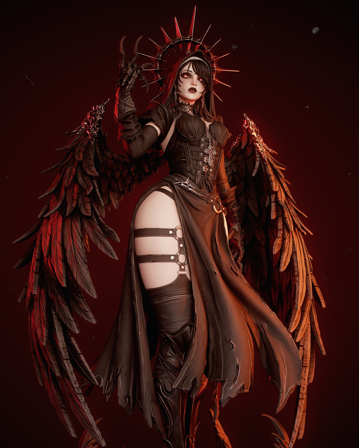 Corrupted Nun Original Model by CA3D - Sephiknot
