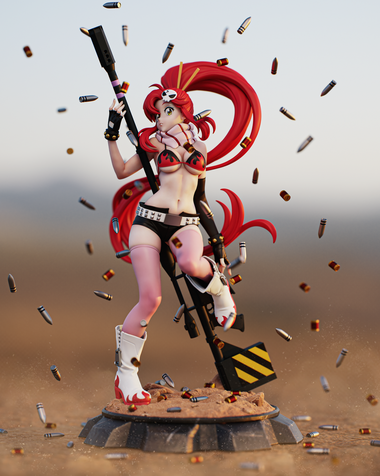 Yoko Littner from Guren Lagann by CA3D | High Quality Resin Print | Painted Commissions available!