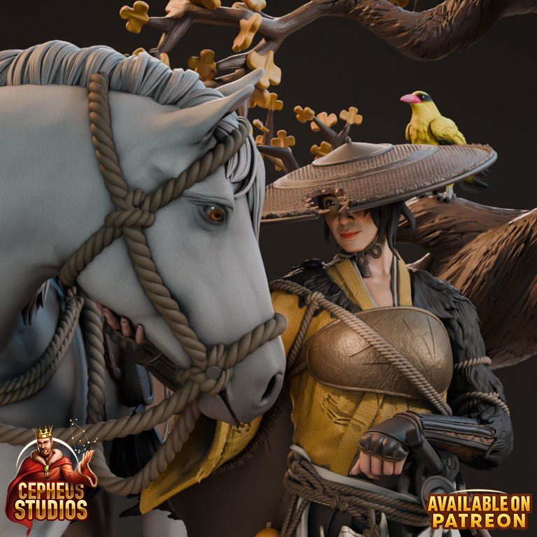 Atsu from Ghost of Yotei Fan-Made Model by Cepheus Studio