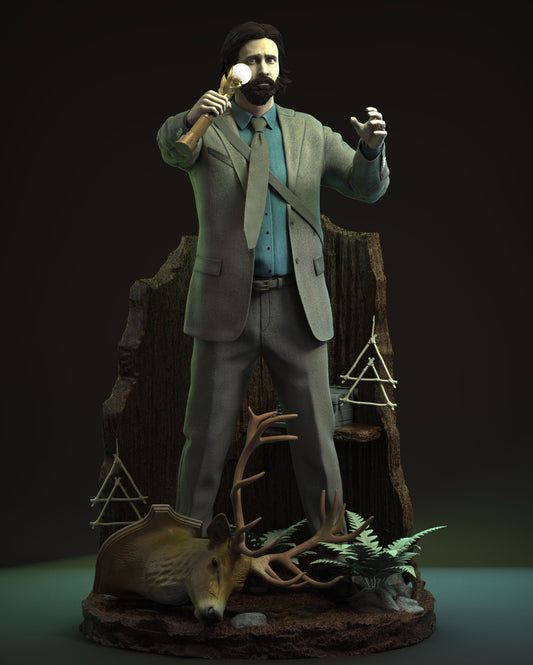 Alan Wake fanart by Sephiknot | High Quality Resin Print | Painted Commissions available!