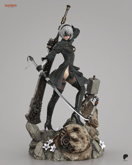 2B by TanukiFigures | High Quality Resin Print | Painted Commissions available! - Sephiknot