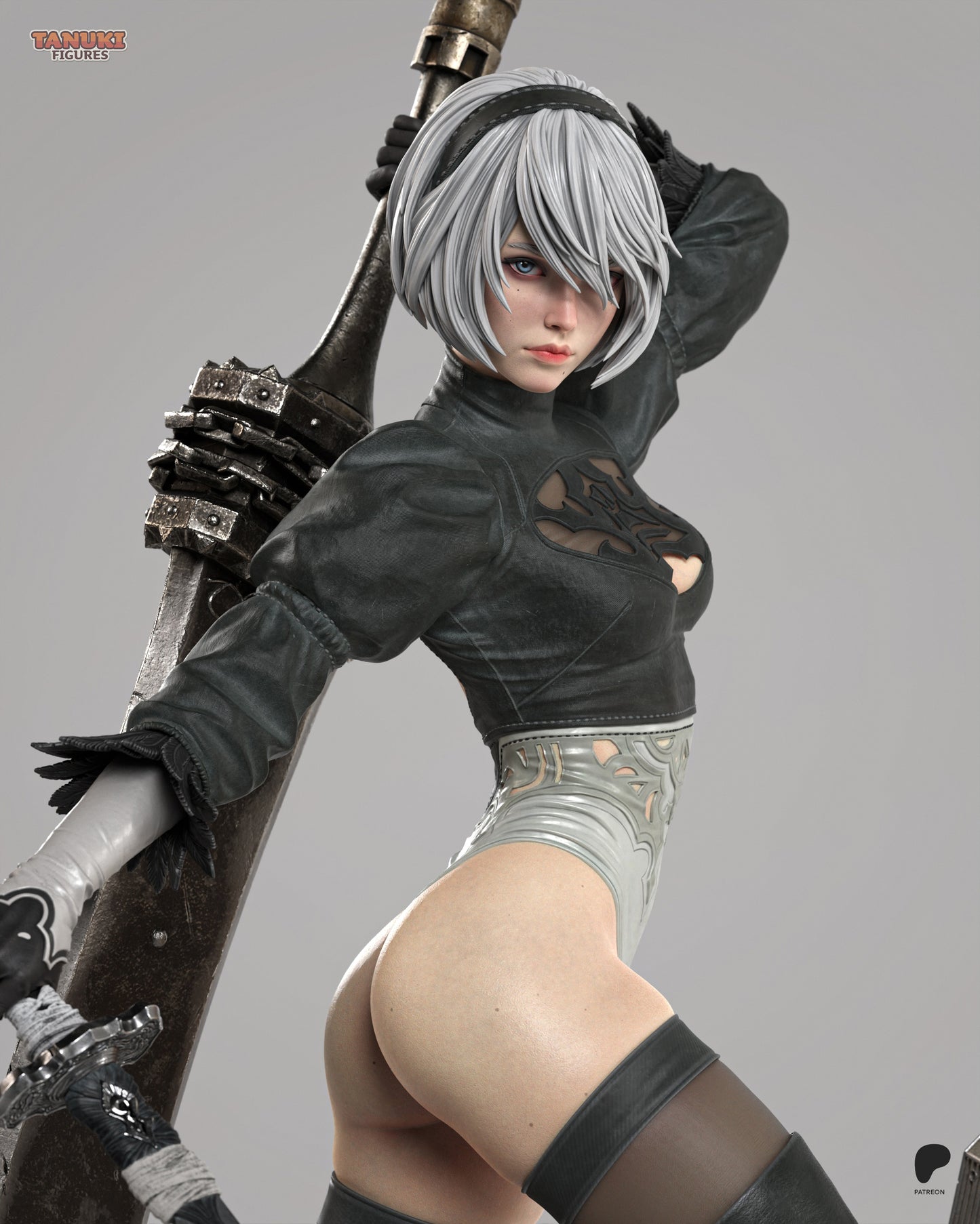 2B by TanukiFigures | High Quality Resin Print | Painted Commissions available! - Sephiknot