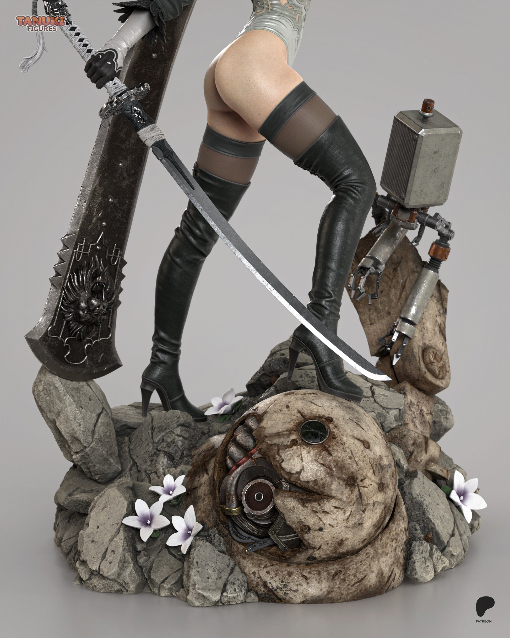 2B by TanukiFigures | High Quality Resin Print | Painted Commissions available! - Sephiknot