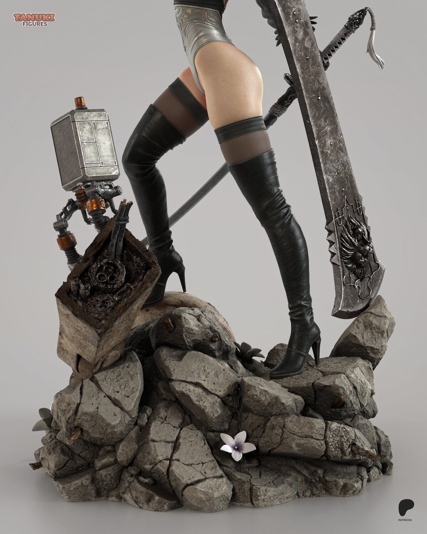 2B by TanukiFigures | High Quality Resin Print | Painted Commissions available! - Sephiknot