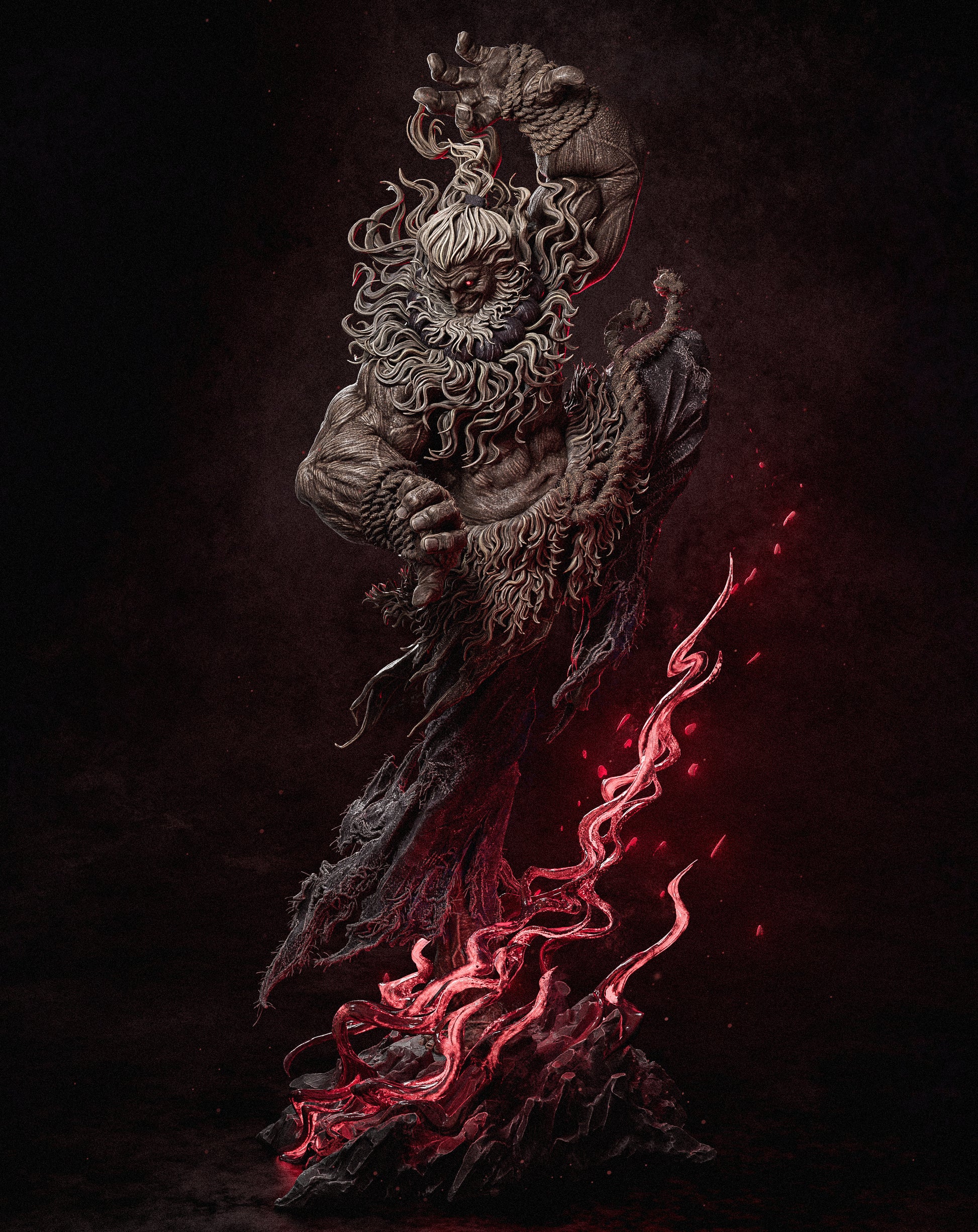 Akuma from Street Fighter by CA3D | High Quality Resin Print | Painted Commissions available! - Sephiknot
