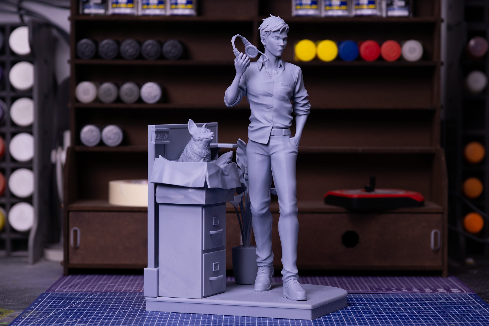 Robert from Dispatch by Neko Figurines | High Quality Resin Print | Painted Commissions available! - Sephiknot
