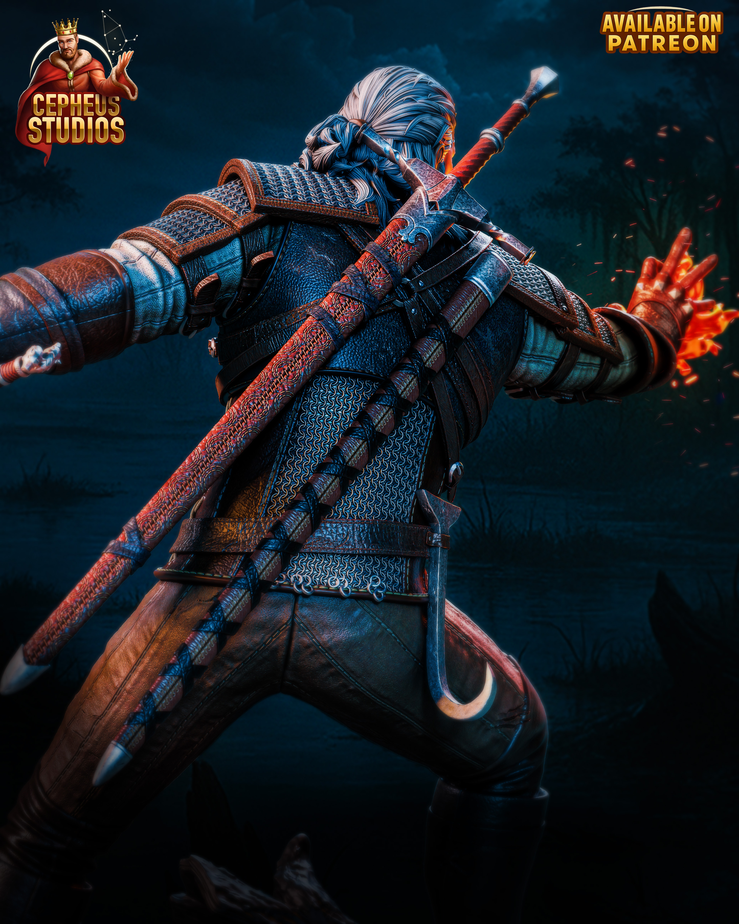 Geralt from Witcher 4 Fan-Made Model by Cepheus Studio - Sephiknot