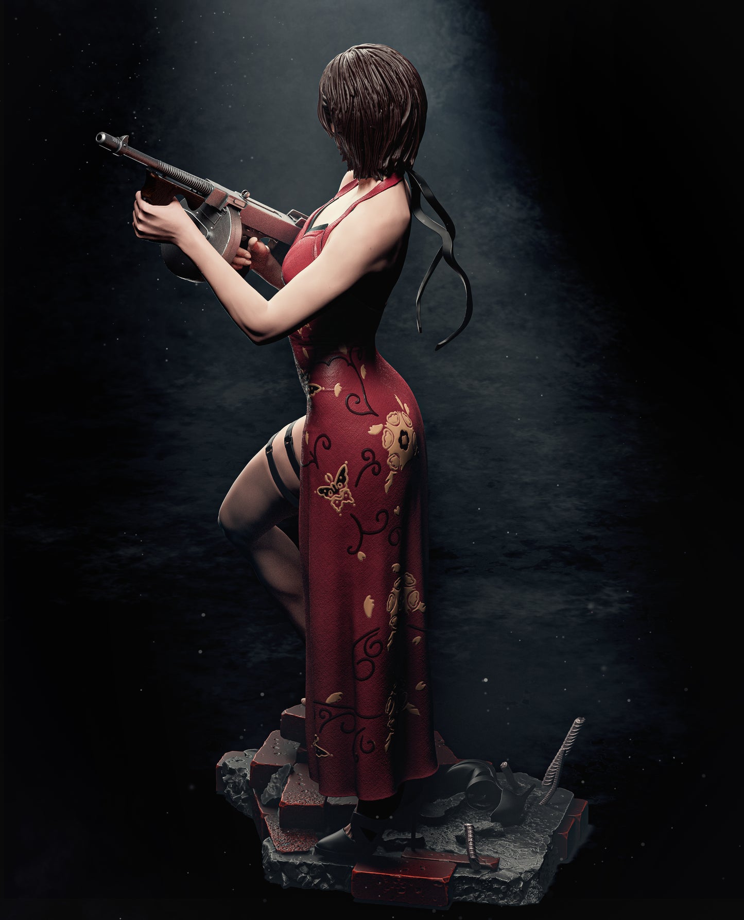Ada Wong from Resident Evil Fan-Made Model by CA3D - Sephiknot