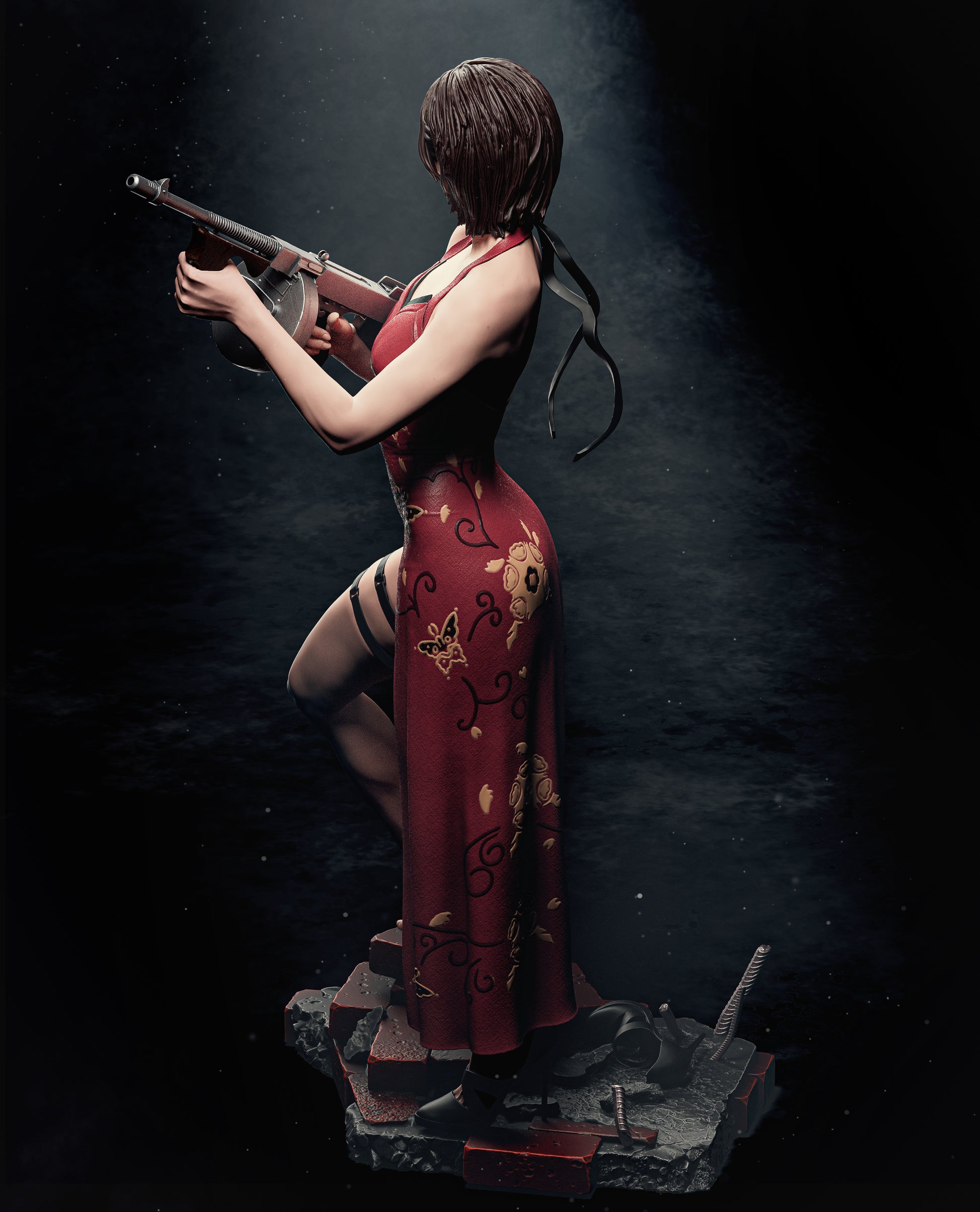 Ada Wong from Resident Evil Fan-Made Model by CA3D - Sephiknot