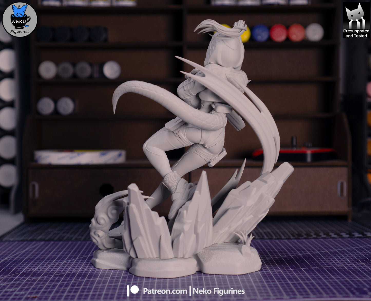 Flourite from Arknights: Endfield by Neko Figurines | High Quality Resin Print | Painted Commissions available! - Sephiknot