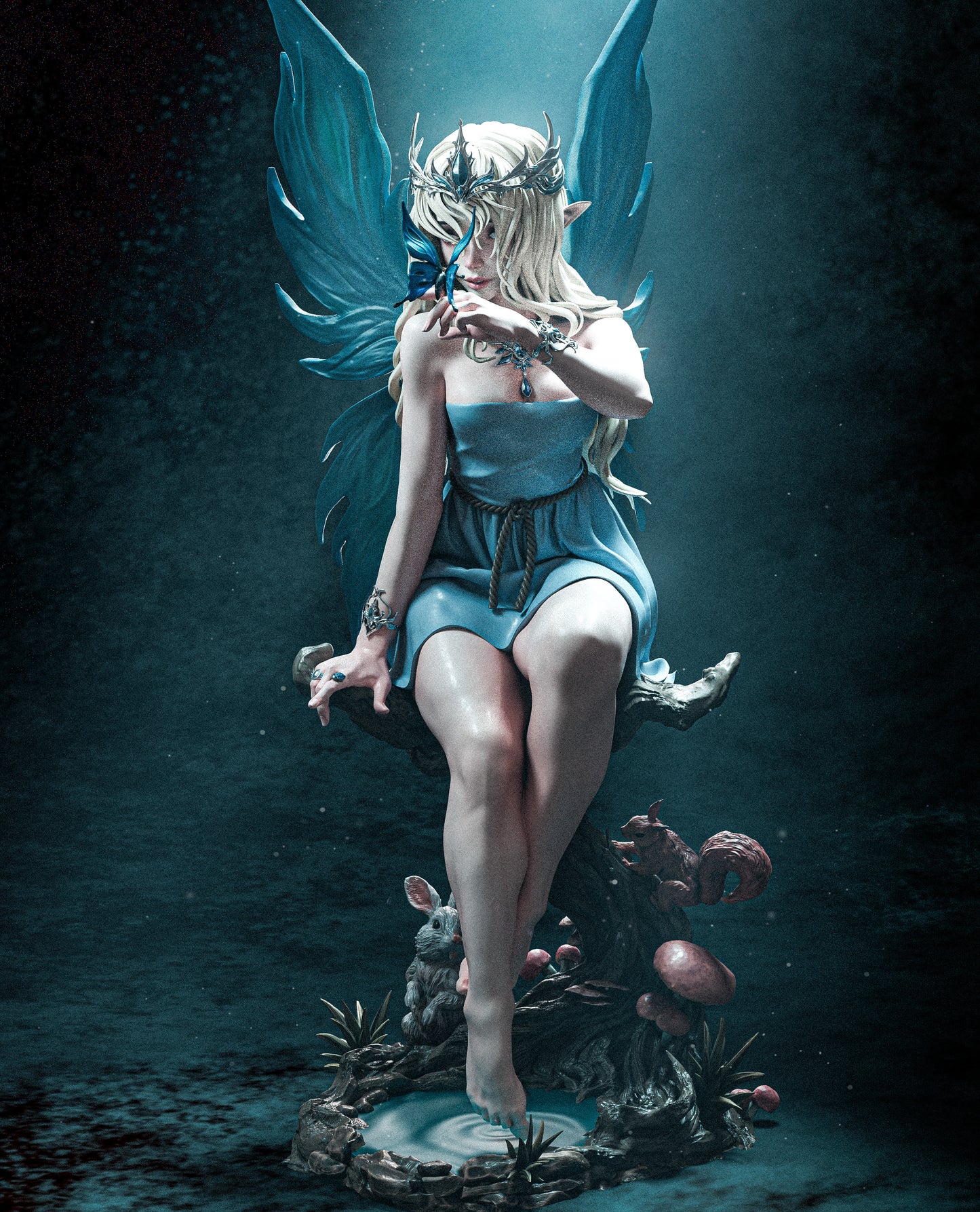 Fairy Queen by CA3D | High Quality Resin Print | Painted Commissions available! - Sephiknot