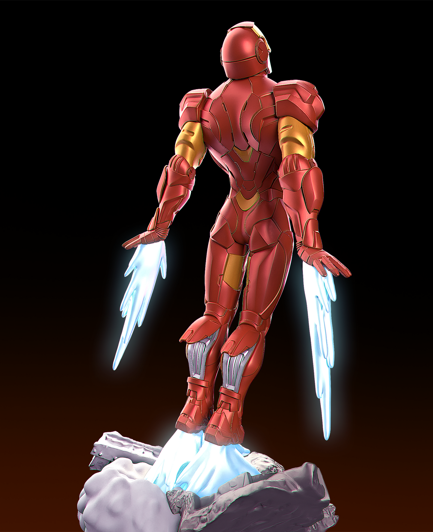 Iron Man from Marvel by CA3D | High Quality Resin Print | Painted Commissions available! - Sephiknot