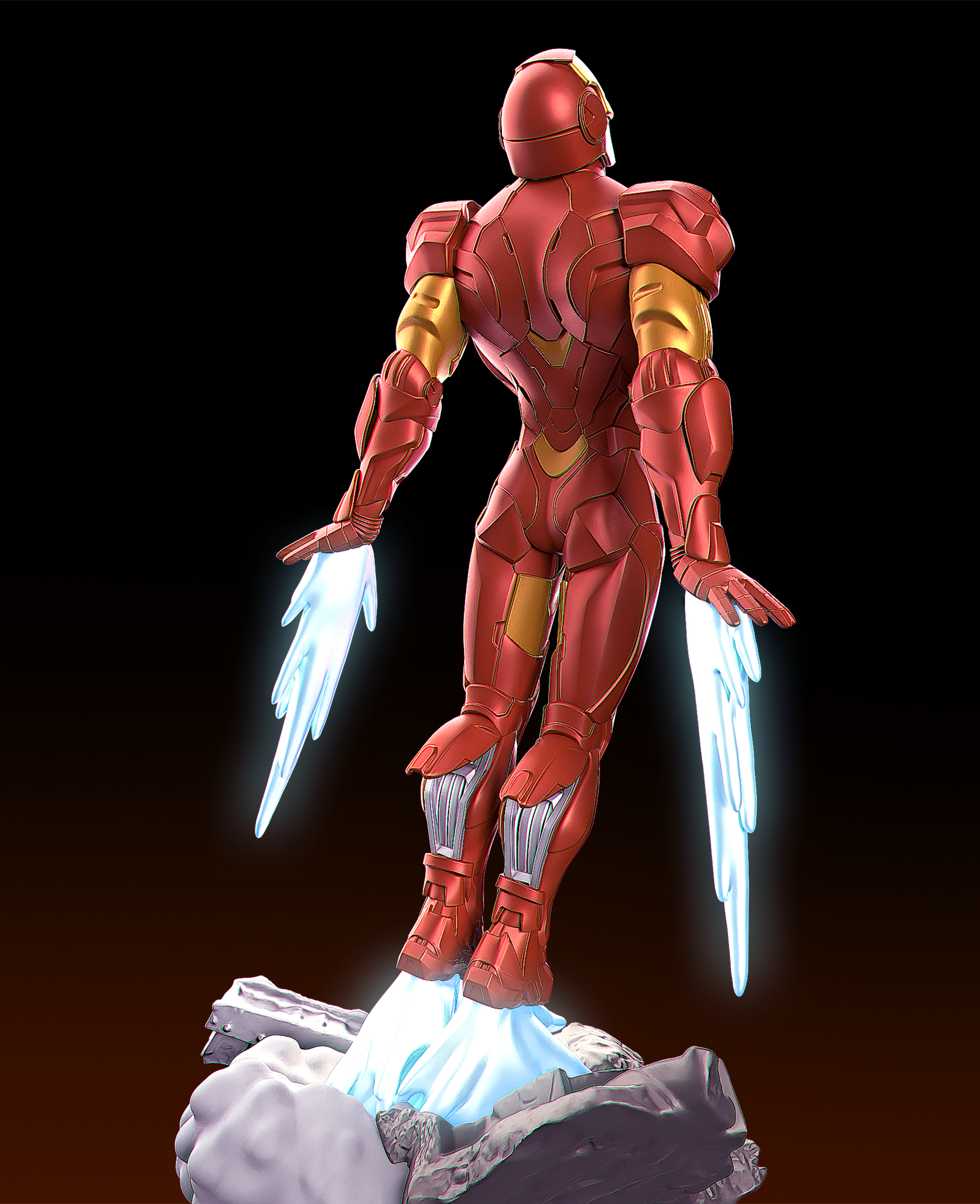 Iron Man from Marvel by CA3D | High Quality Resin Print | Painted Commissions available! - Sephiknot