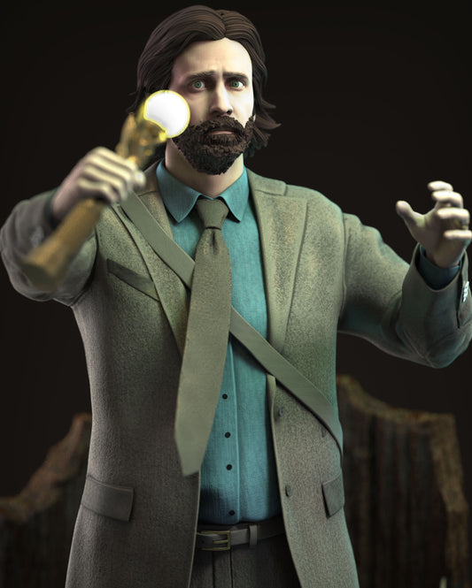 Alan Wake fanart by Sephiknot | High Quality Resin Print | Painted Commissions available!