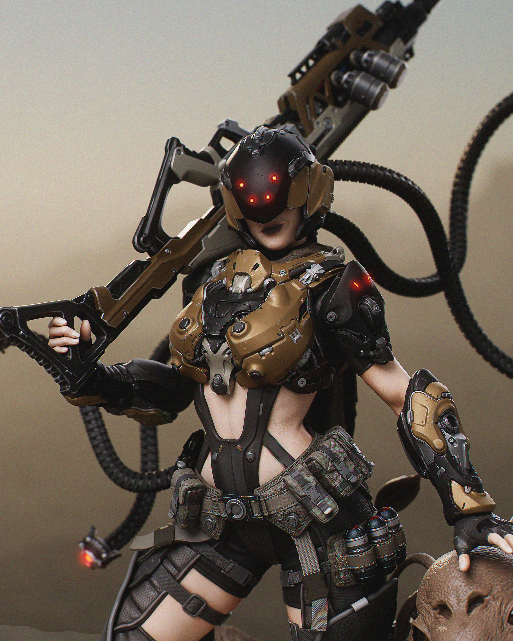 Kyla by CA3D | High Quality Resin Print | Painted Commissions available! - Sephiknot
