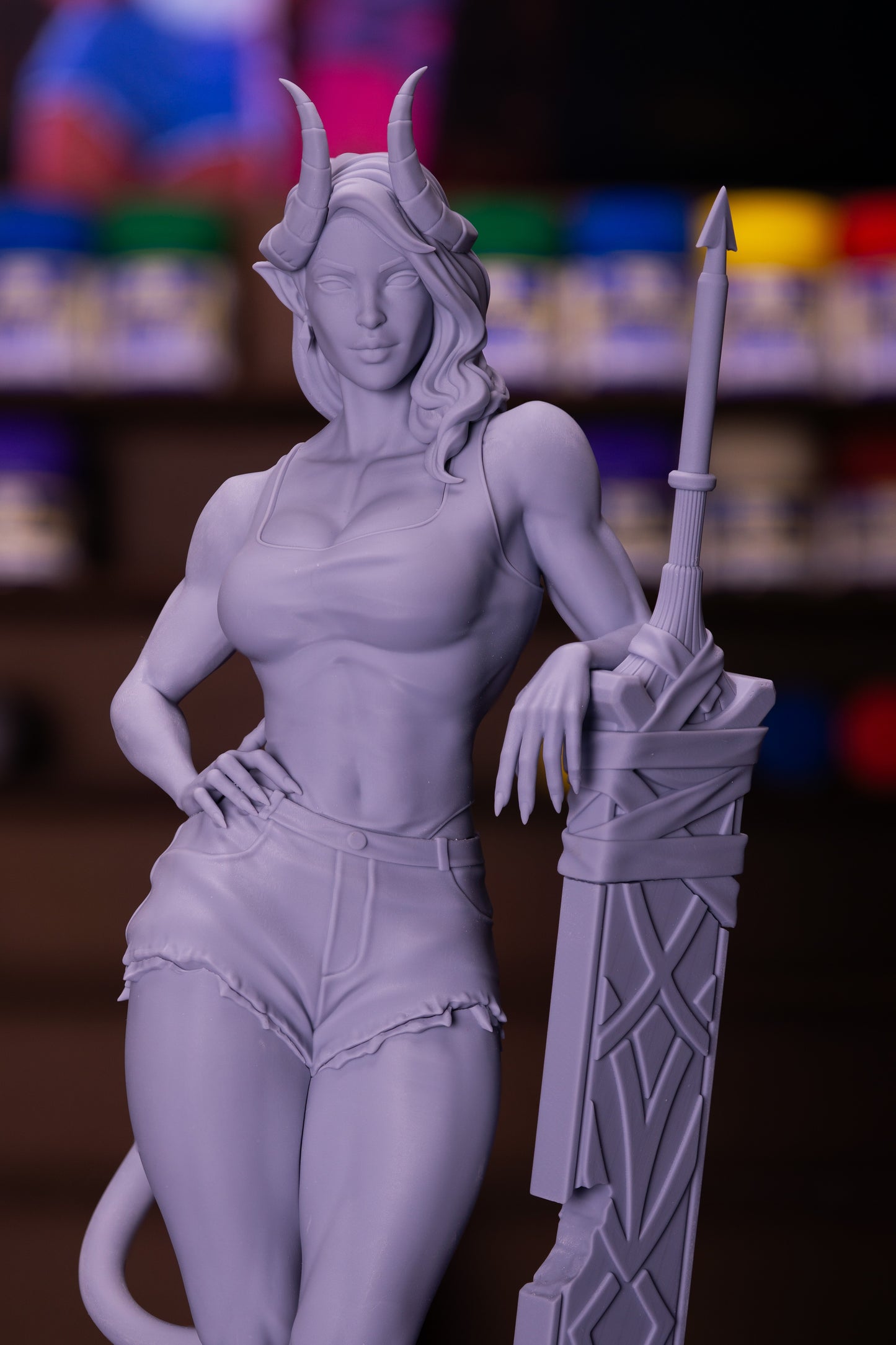 Malevola from Dispatch by Neko Figurines | High Quality Resin Print | Painted Commissions available! - Sephiknot
