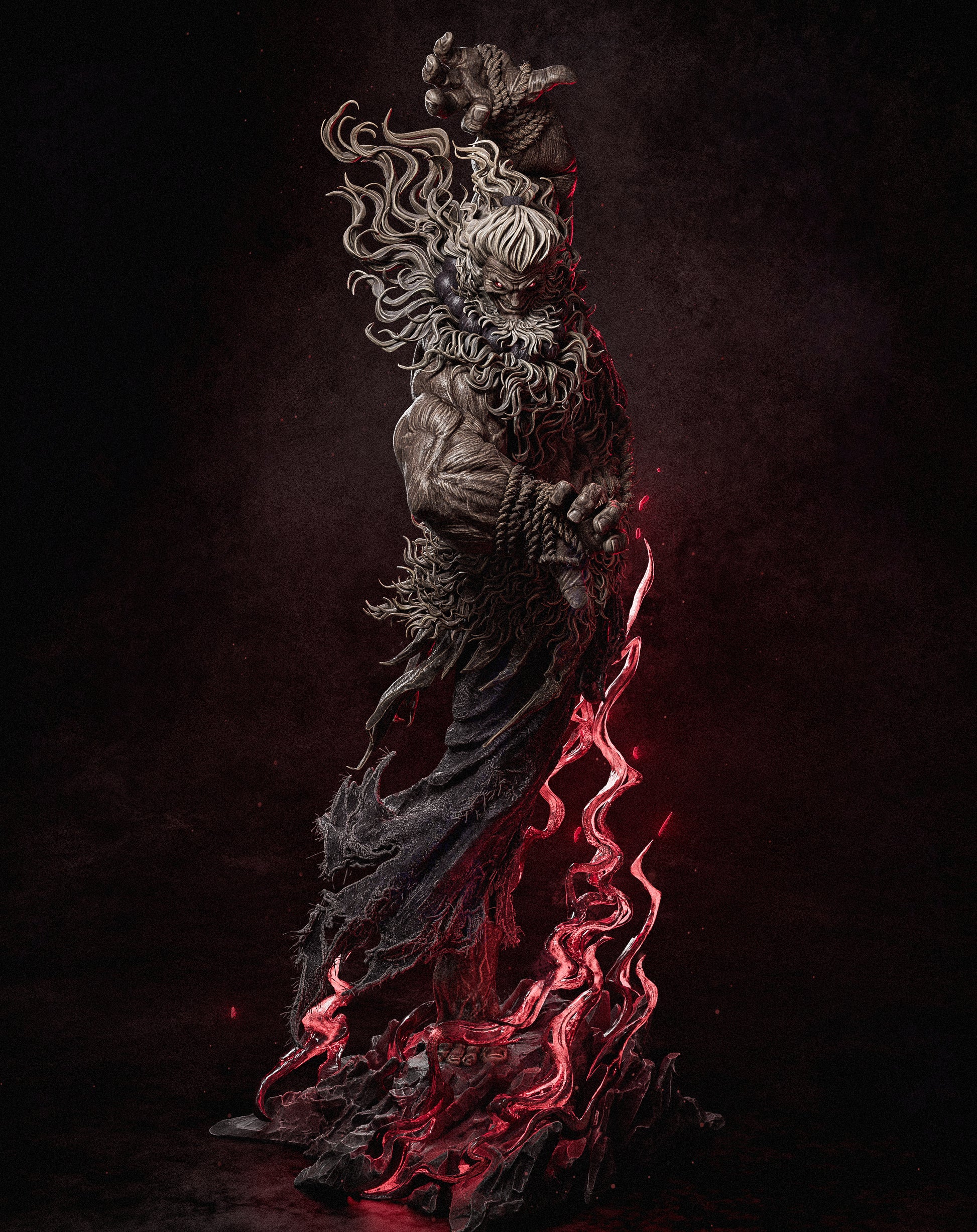 Akuma from Street Fighter by CA3D | High Quality Resin Print | Painted Commissions available! - Sephiknot