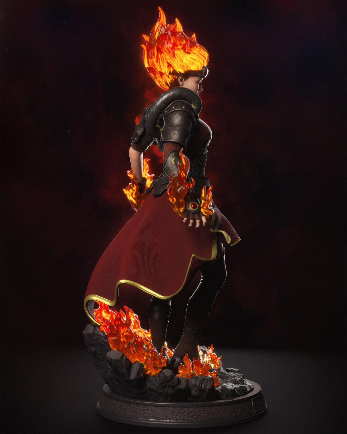 Chandra from MTG by CA3D | High Quality Resin Print | Painted Commissions available!