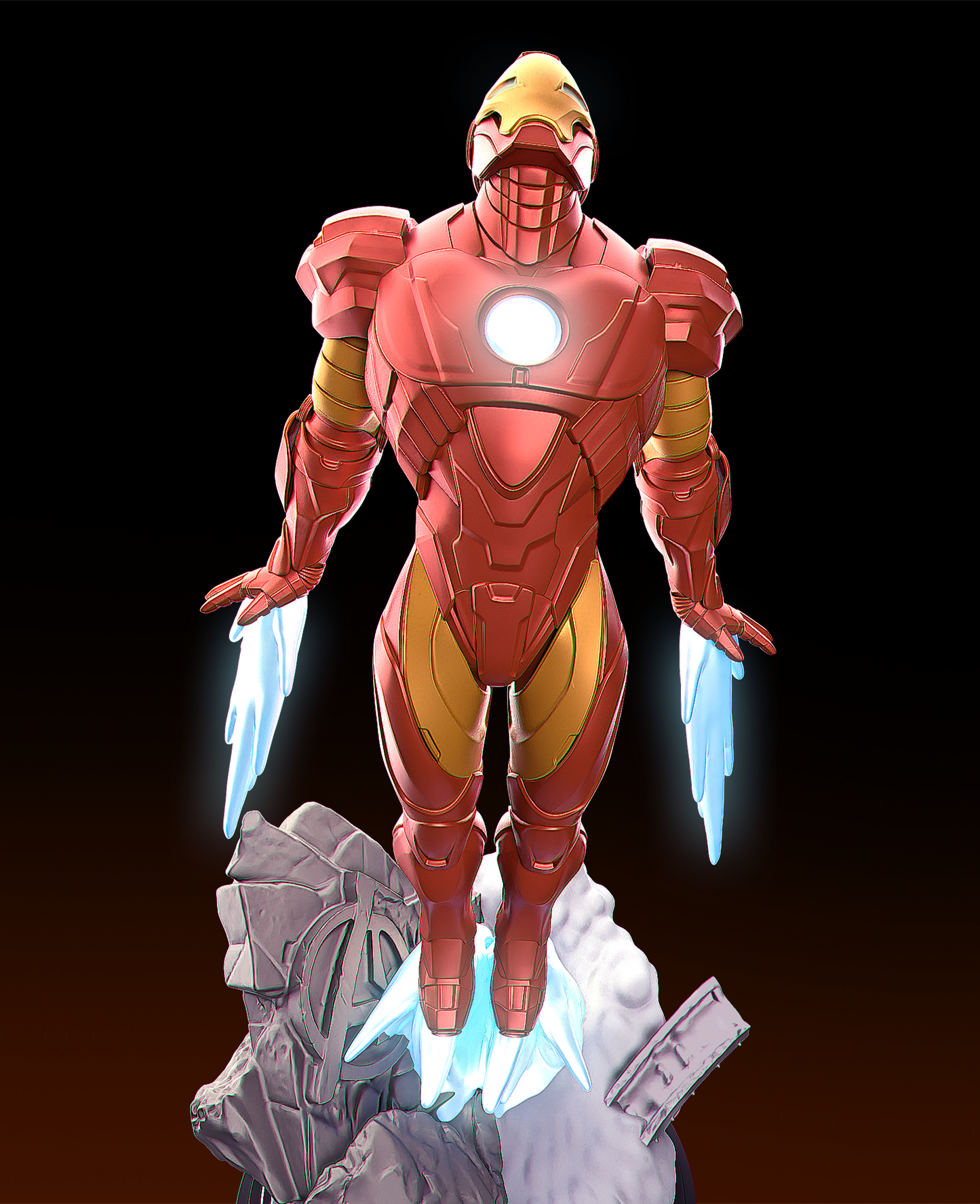 Iron Man from Marvel by CA3D | High Quality Resin Print | Painted Commissions available! - Sephiknot