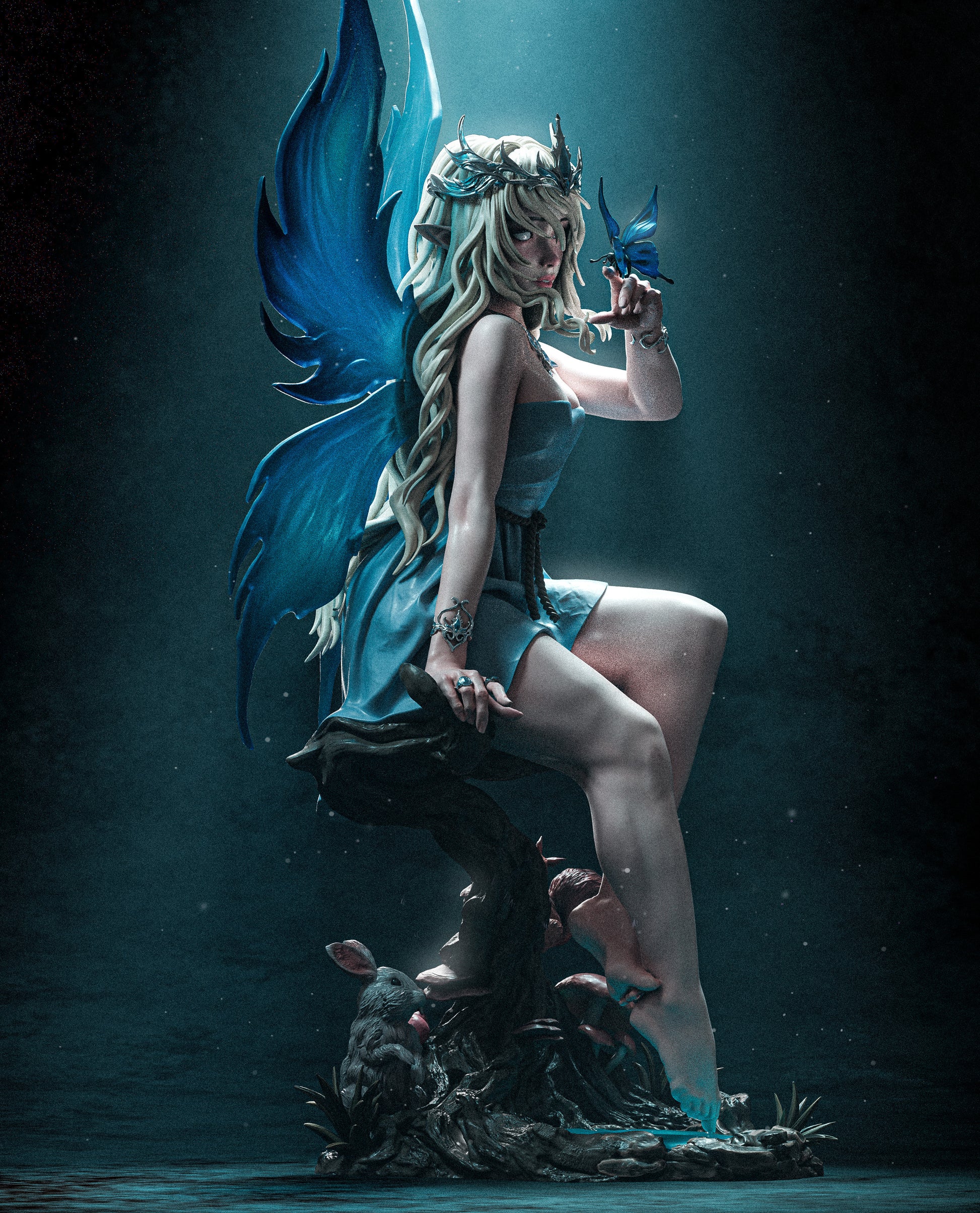Fairy Queen by CA3D | High Quality Resin Print | Painted Commissions available! - Sephiknot