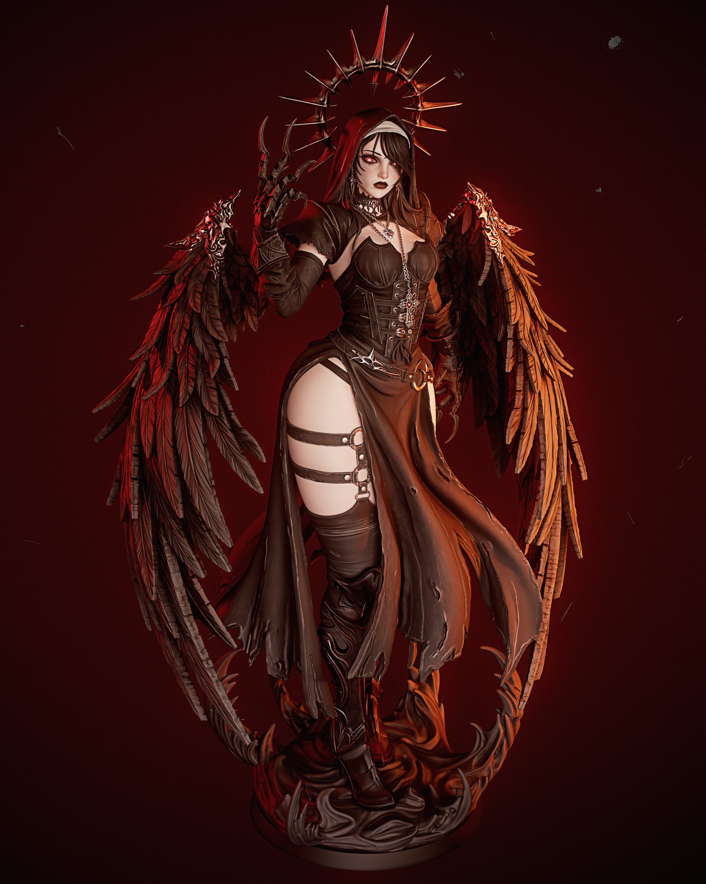 Corrupted Nun Original Model by CA3D - Sephiknot