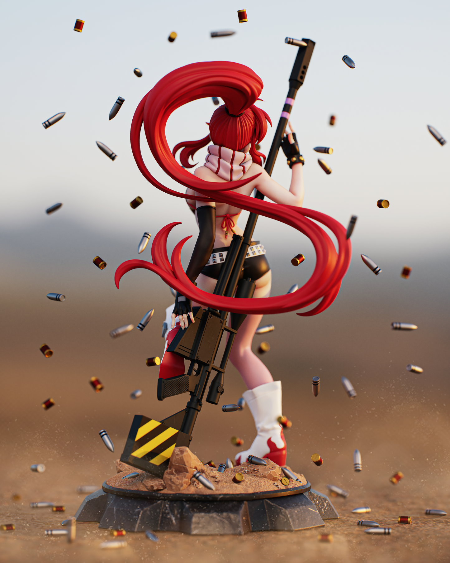 Yoko Littner from Guren Lagann by CA3D | High Quality Resin Print | Painted Commissions available!