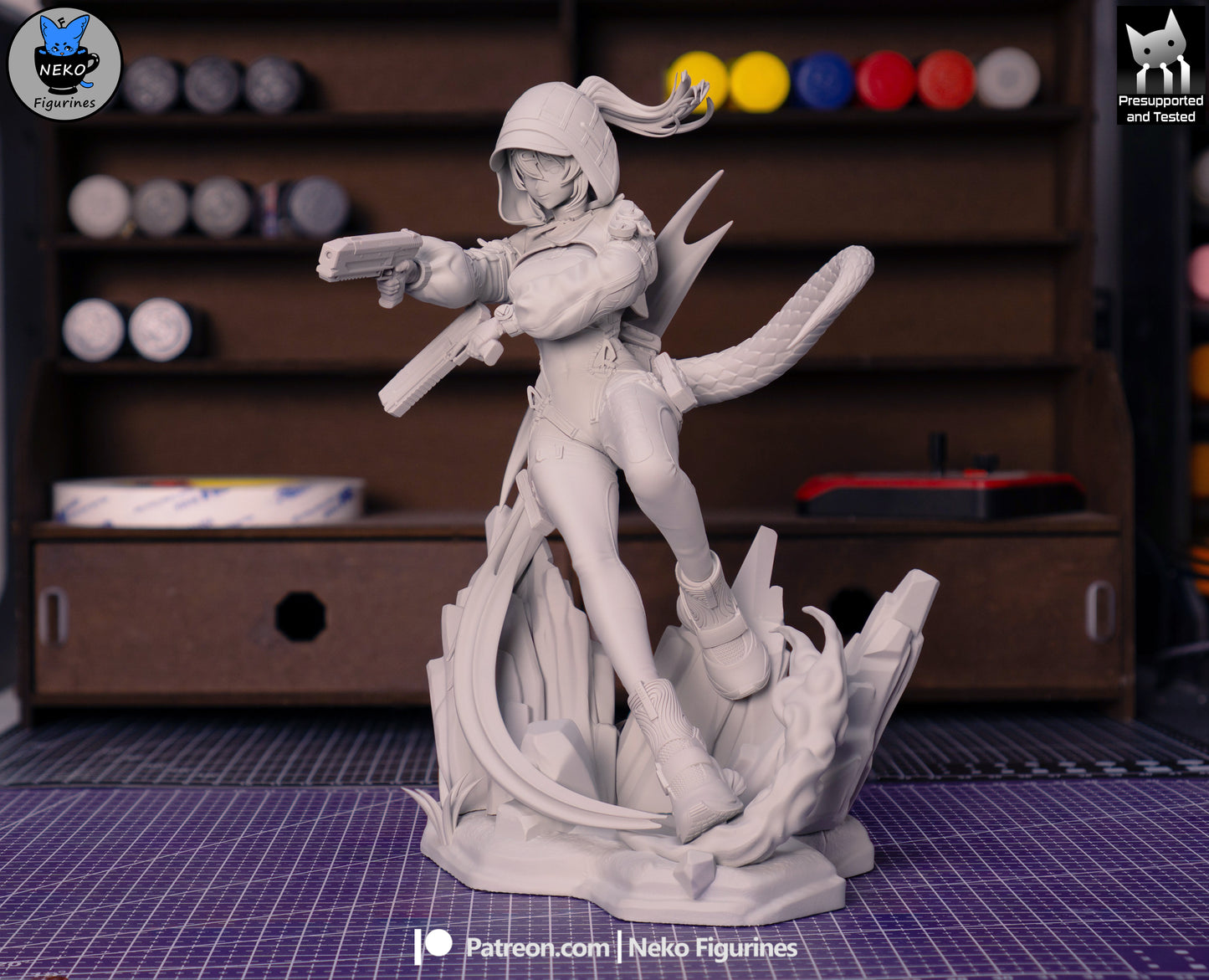 Flourite from Arknights: Endfield by Neko Figurines | High Quality Resin Print | Painted Commissions available! - Sephiknot