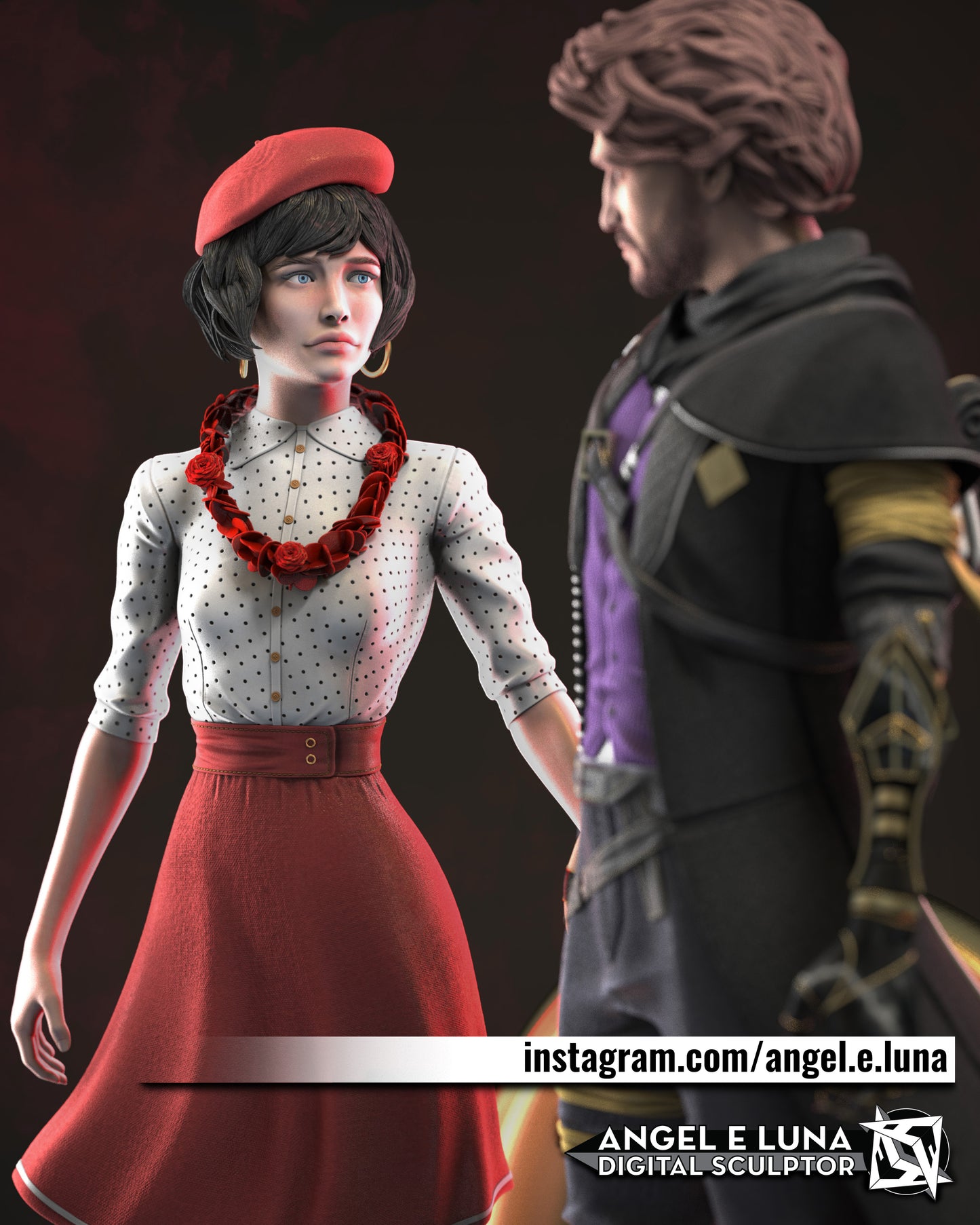 Gustave and Sophie from Clair Obscure Fan-Made Model by angel.e.luna LIMITED EDITION