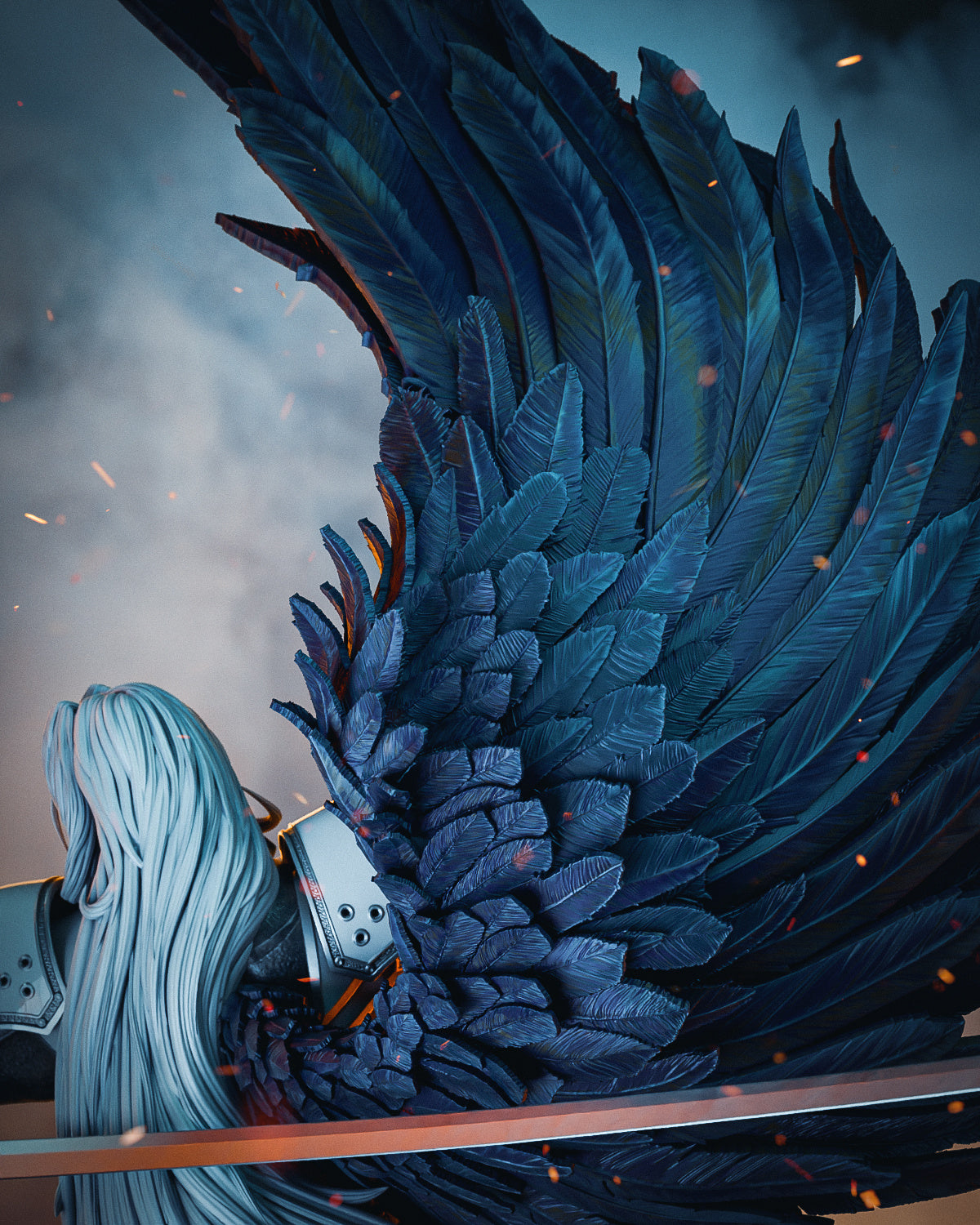 Sephiroth from Final Fantasy Fan-Model by CA3D