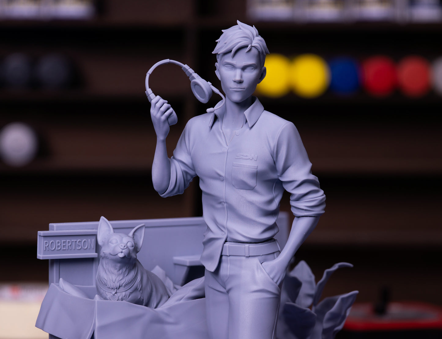 Robert from Dispatch by Neko Figurines | High Quality Resin Print | Painted Commissions available! - Sephiknot
