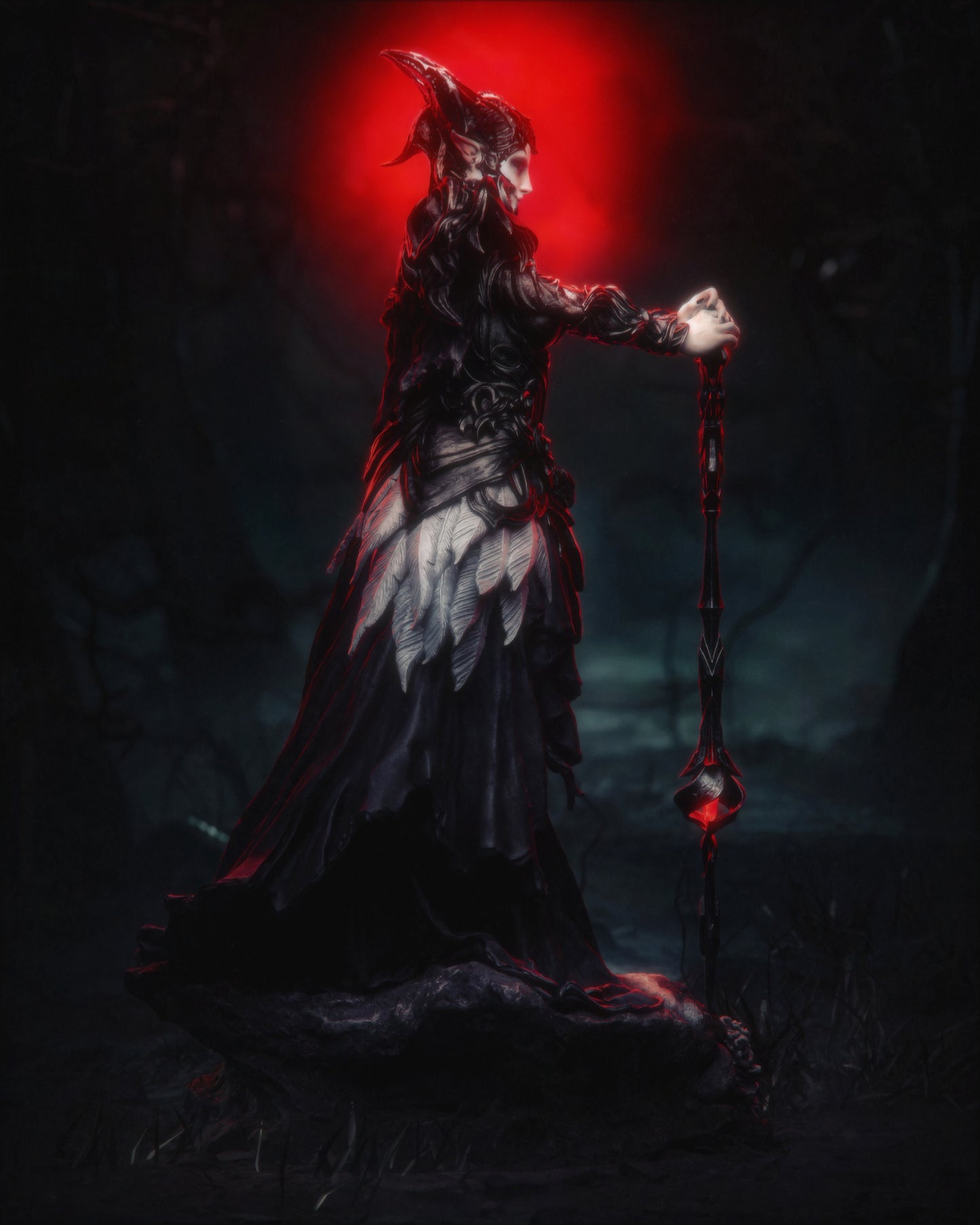 Queen of the Ashen Vale from Warcraft by CA3D | High Quality Resin Print | Painted Commissions available!