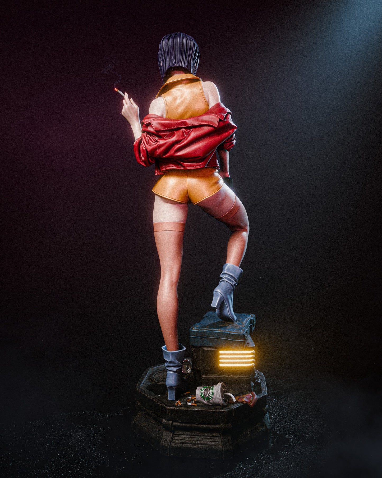 Faye Valentine from Cowboy Bebop Fan-Made Model by CA3D - Sephiknot
