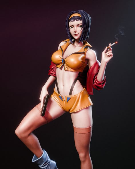 Faye Valentine from Cowboy Bebop Fan-Made Model by CA3D - Sephiknot