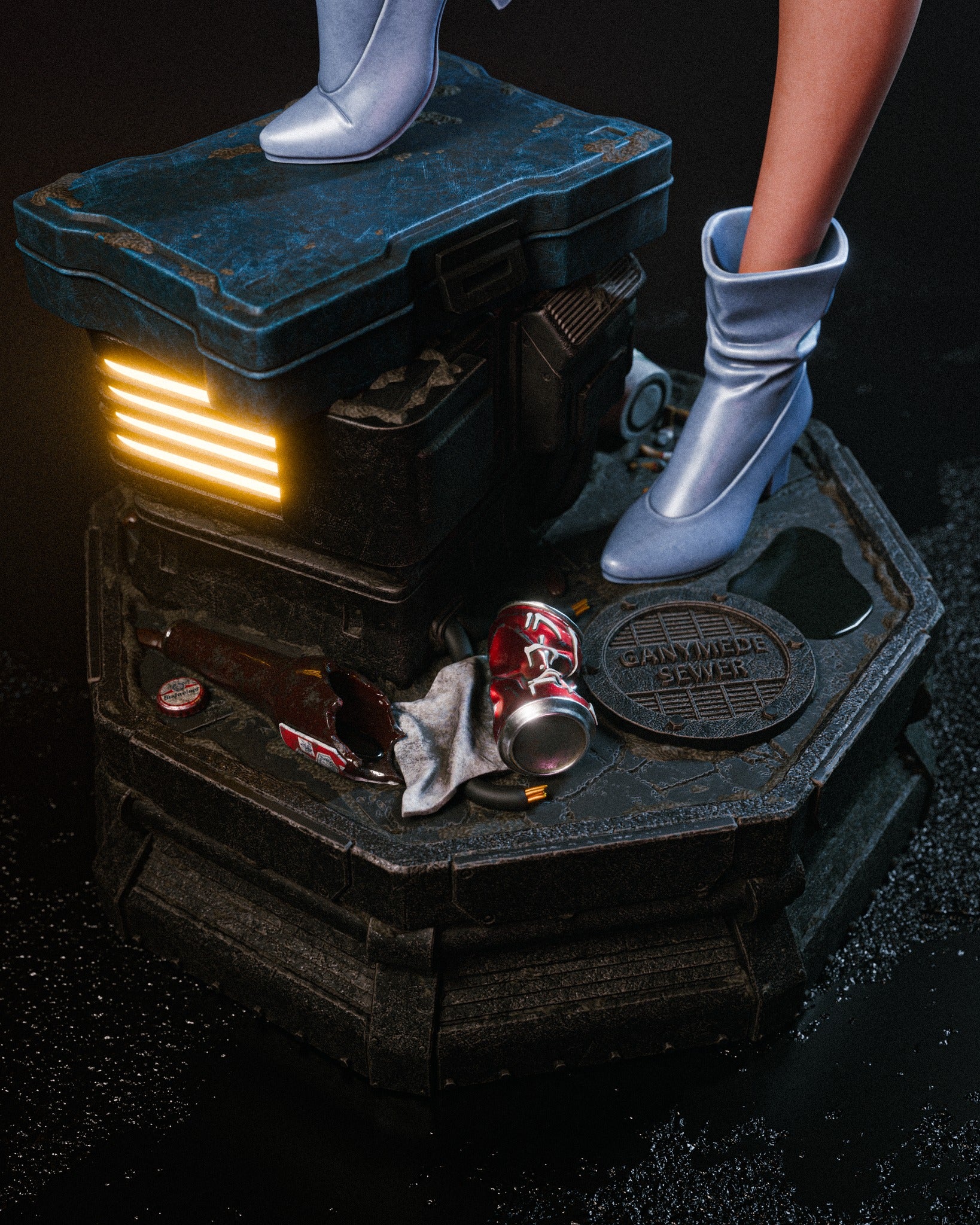 Faye Valentine from Cowboy Bebop Fan-Made Model by CA3D - Sephiknot