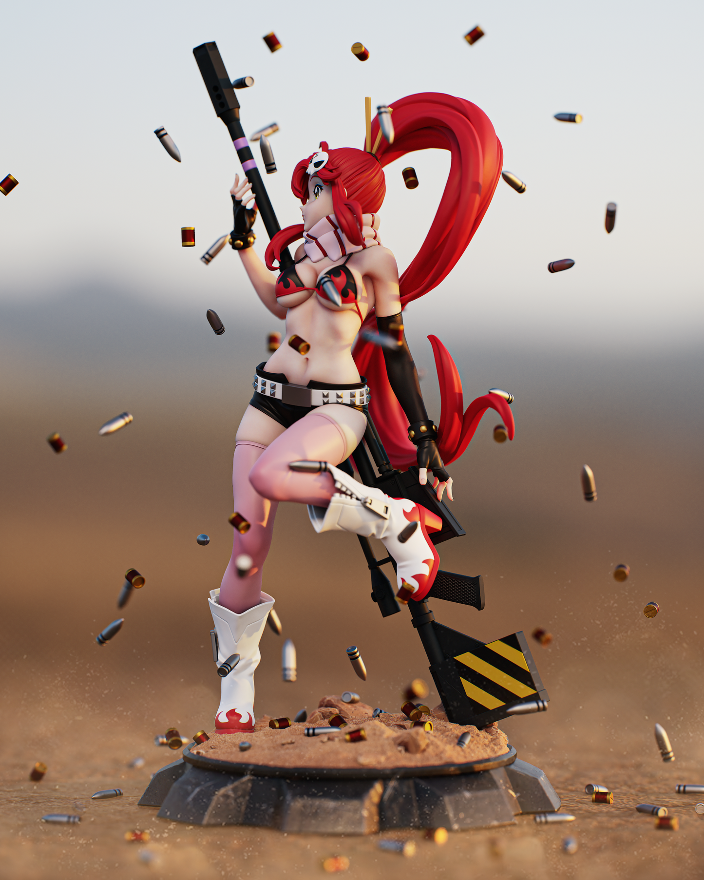 Yoko Littner from Guren Lagann by CA3D | High Quality Resin Print | Painted Commissions available!