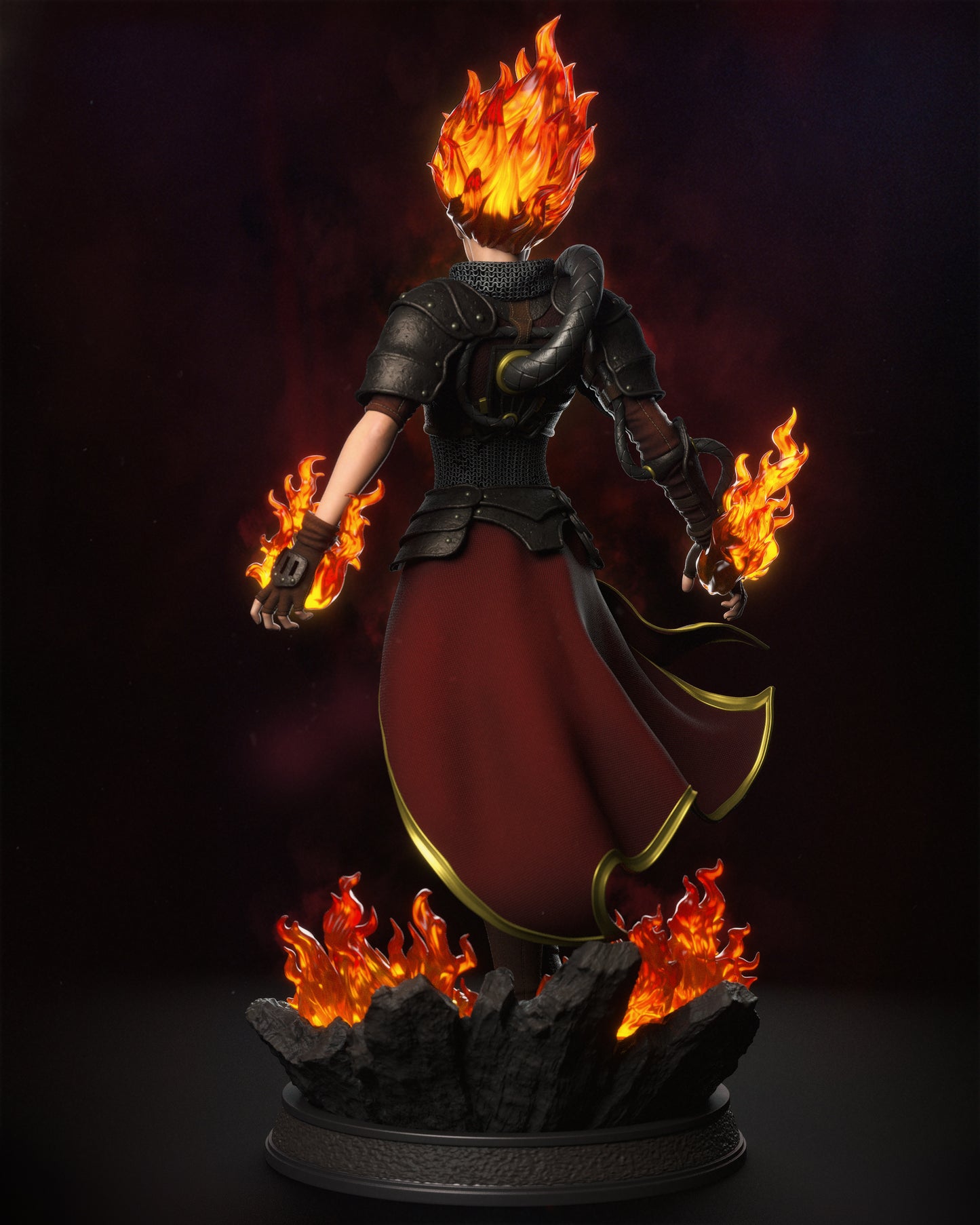 Chandra from MTG by CA3D | High Quality Resin Print | Painted Commissions available!