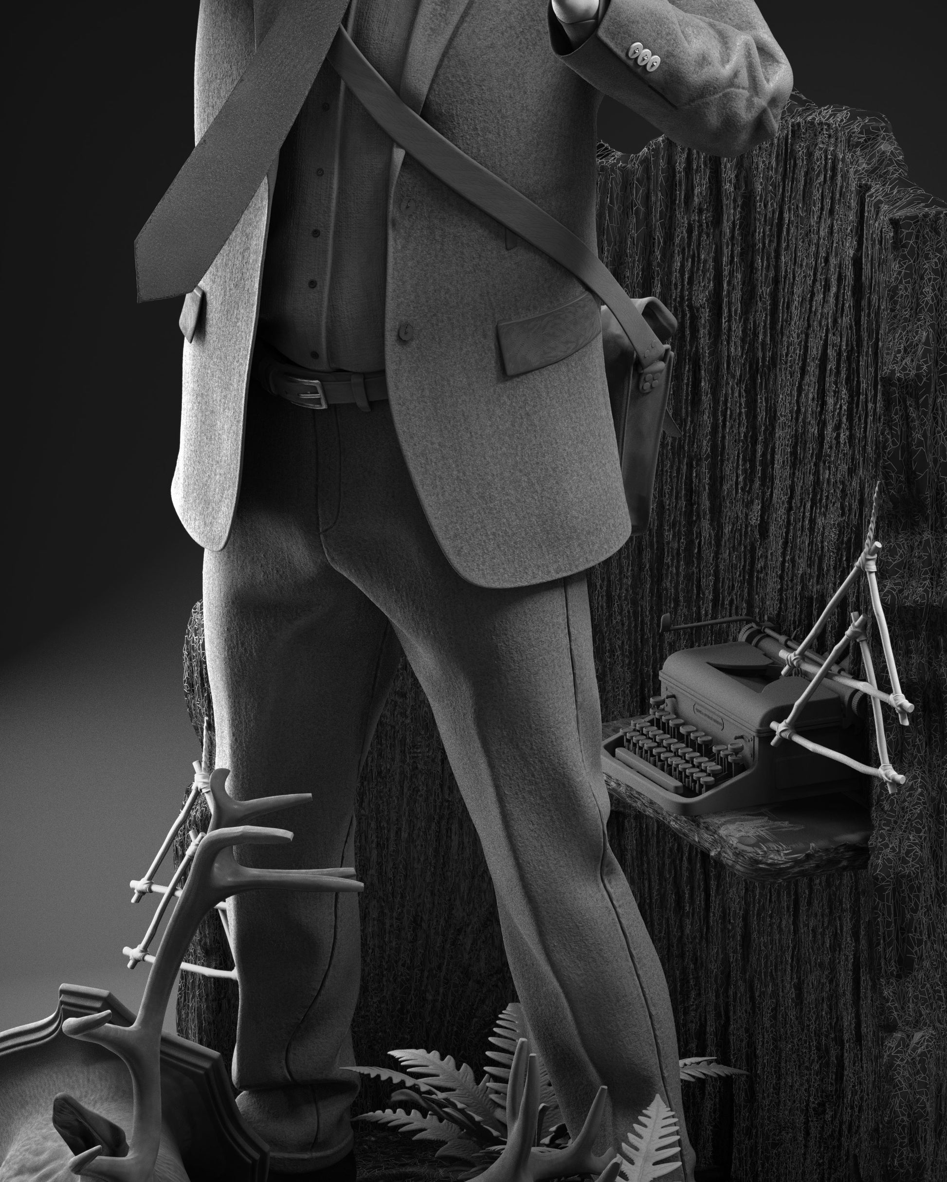 Alan Wake fanart by Sephiknot | High Quality Resin Print | Painted Commissions available! - Sephiknot