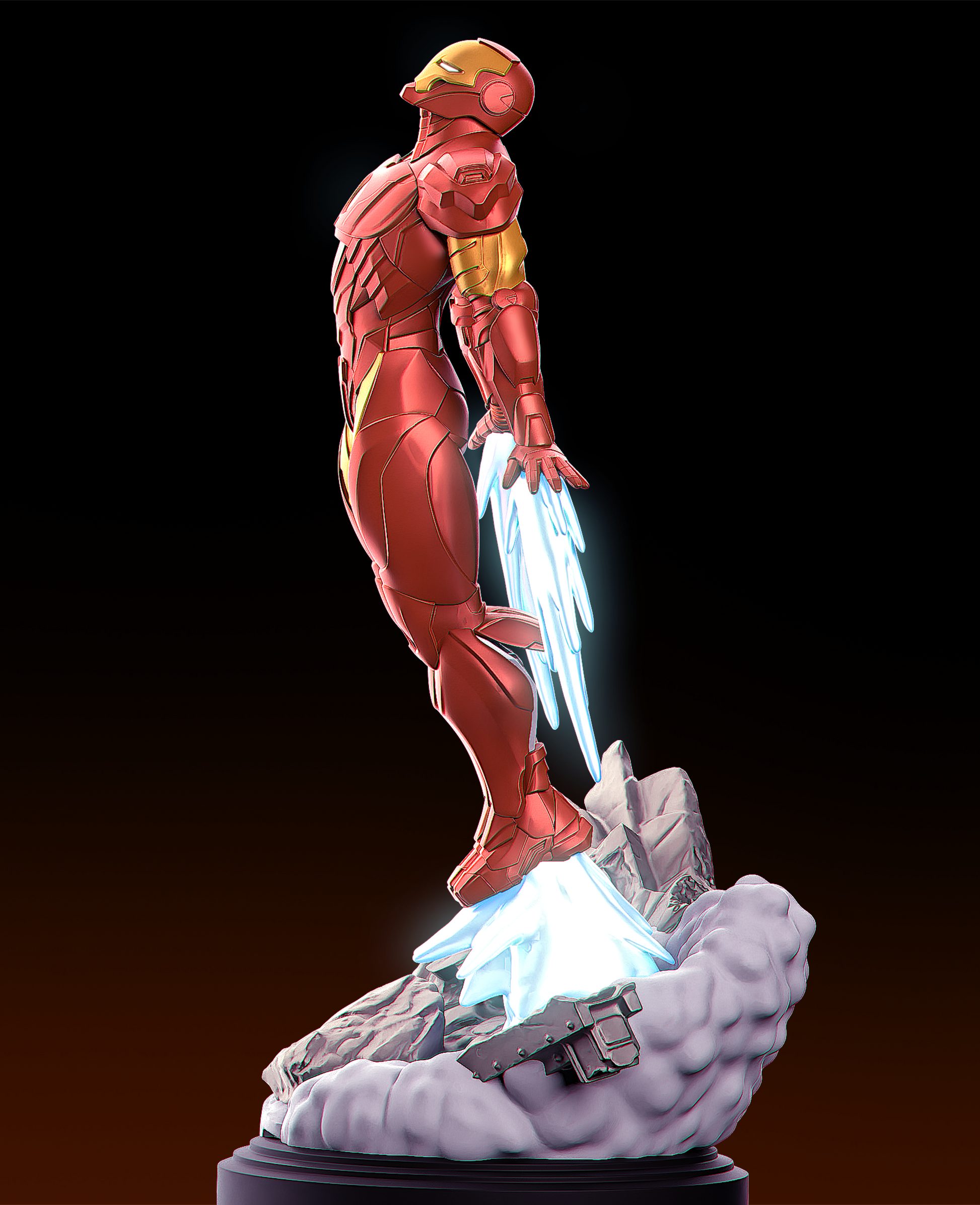 Iron Man from Marvel by CA3D | High Quality Resin Print | Painted Commissions available! - Sephiknot