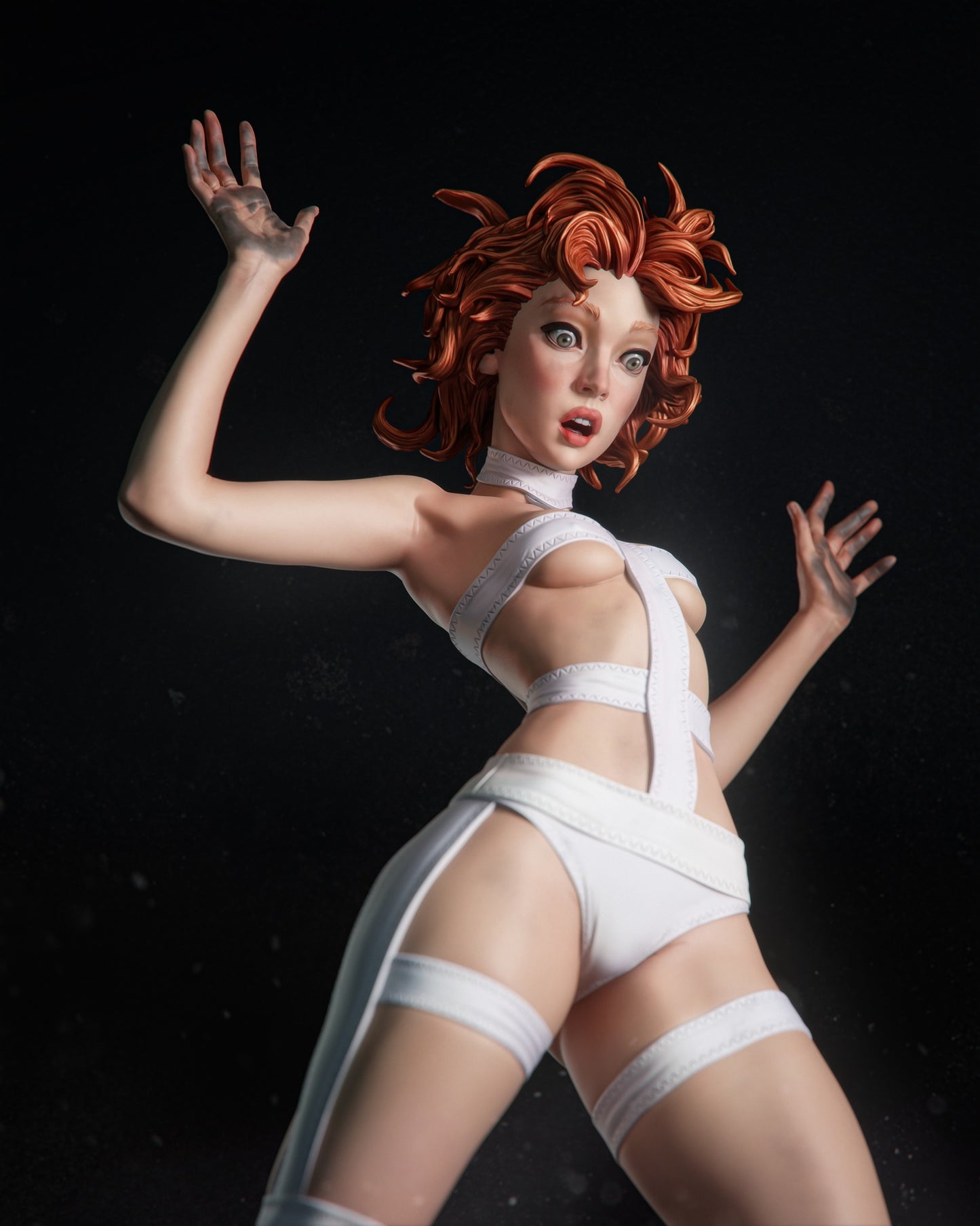 Leeloo from Fifth Element by CA3D | High Quality Resin Print | Painted Commissions available!