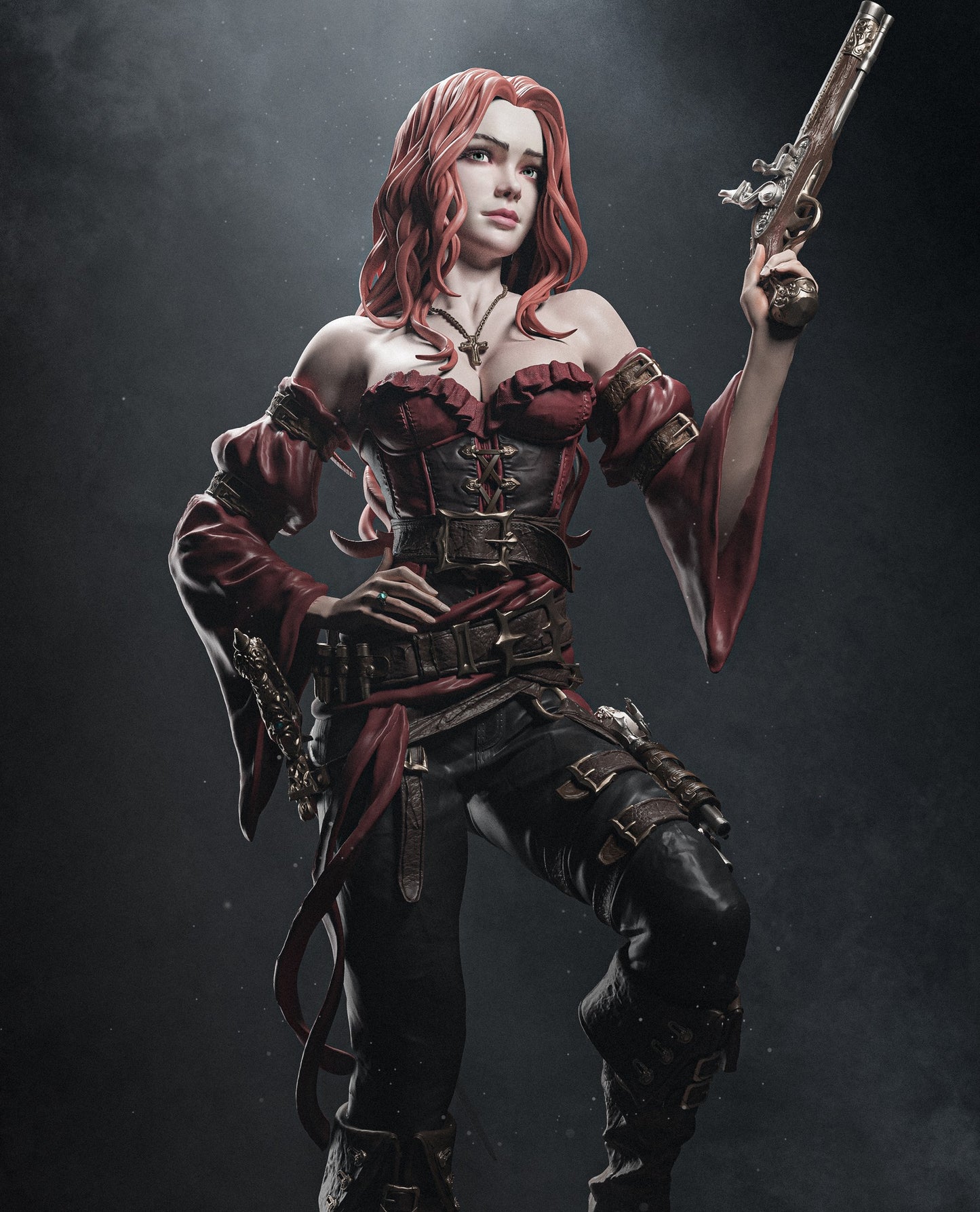 The Pirate original design by CA3D | High Quality Resin Print | Painted Commissions available!