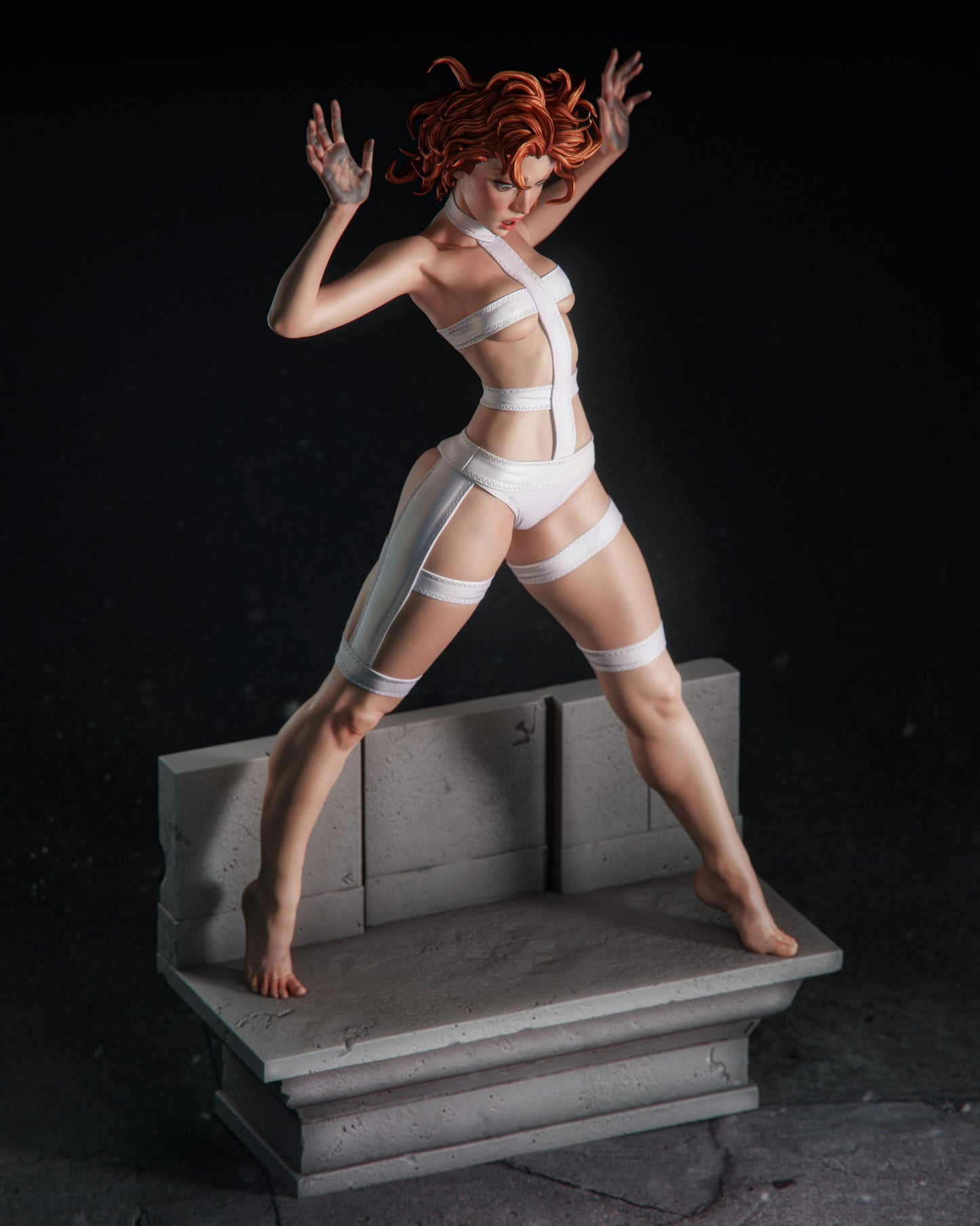 Leeloo from Fifth Element by CA3D | High Quality Resin Print | Painted Commissions available!