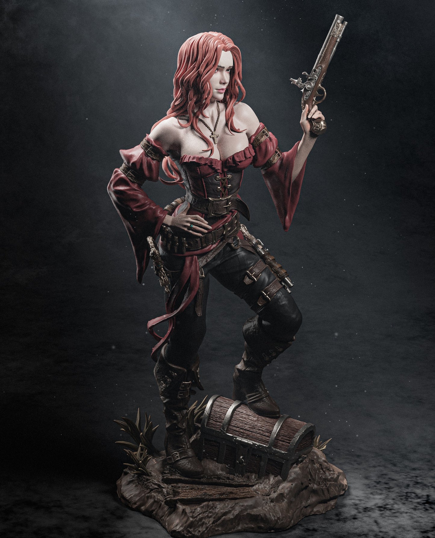 The Pirate original design by CA3D | High Quality Resin Print | Painted Commissions available!